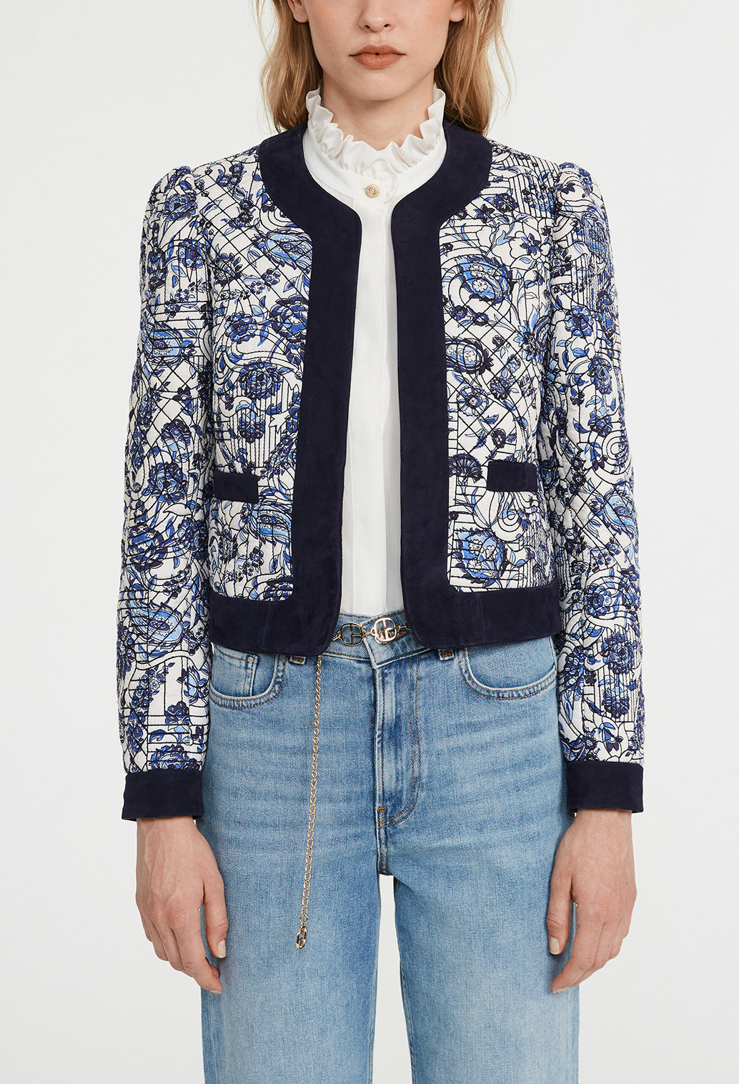 Blouson matelassé à motifs Faume - seconde main