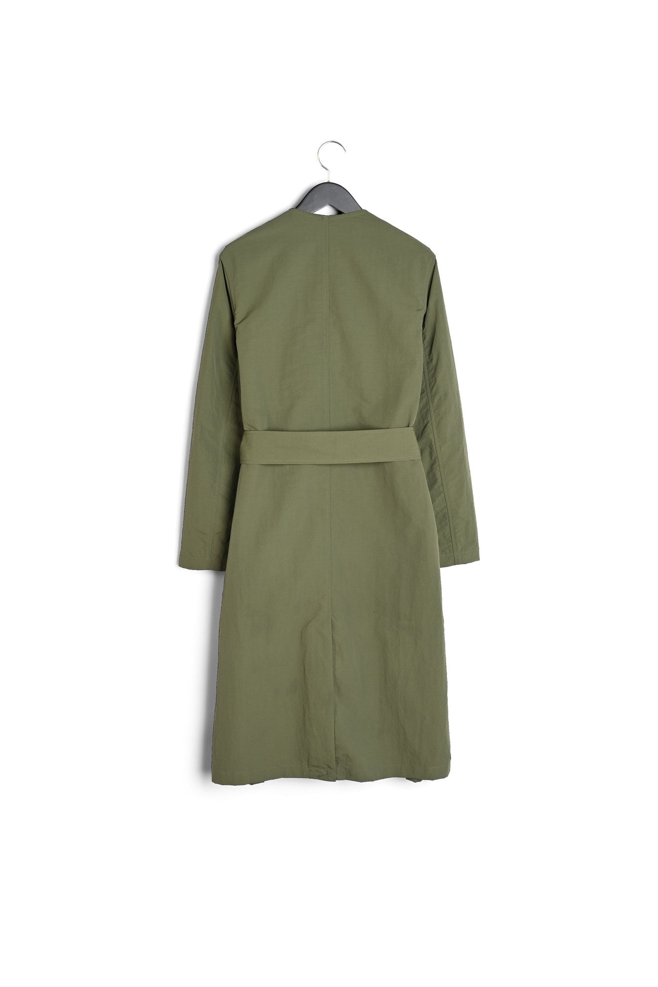 trench mi-long nylon kaki Faume - seconde main