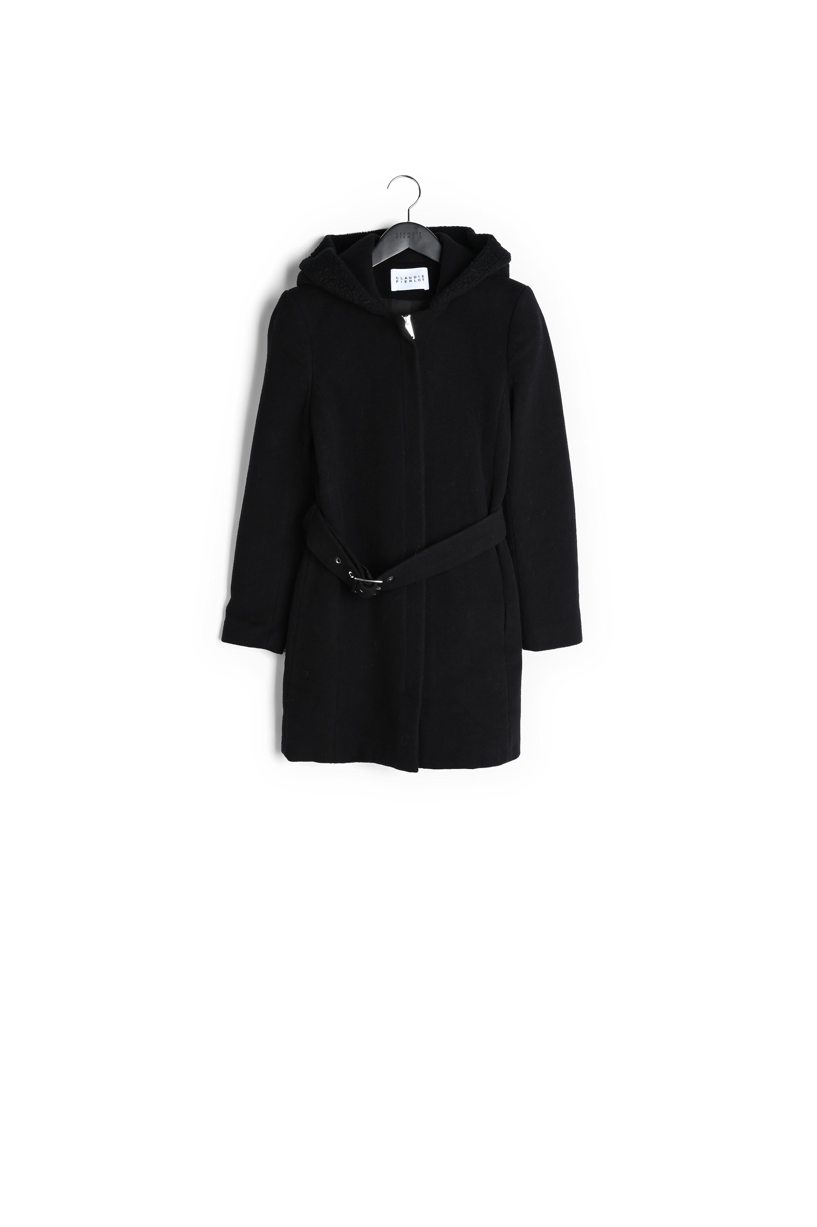 Manteau ceinturé en laine et cachemire Faume - seconde main