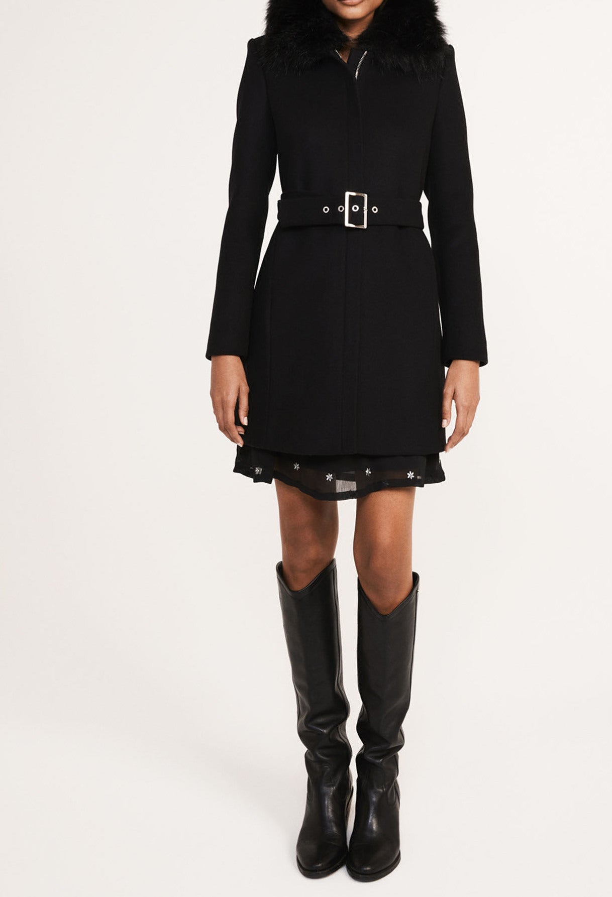 Manteau en laine et cachemire Faume - seconde main