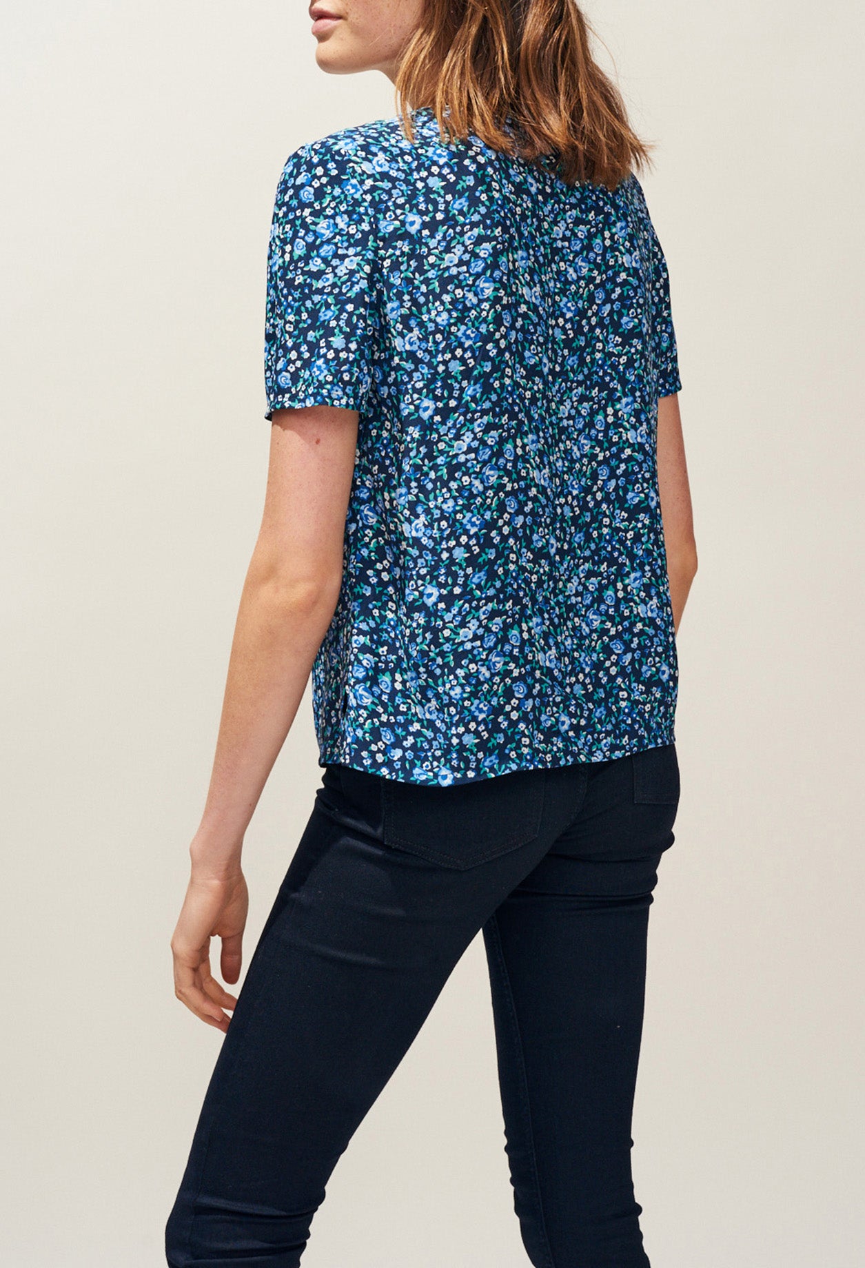 Top manches courtes imprimé fleuri Faume - seconde main