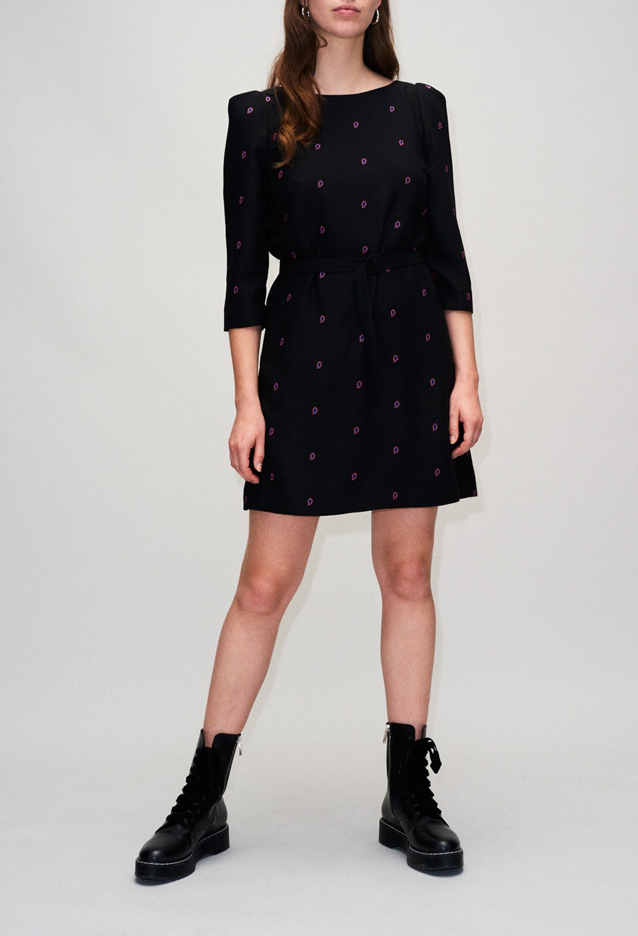 Robe ceinturée décolleté dos Faume - seconde main