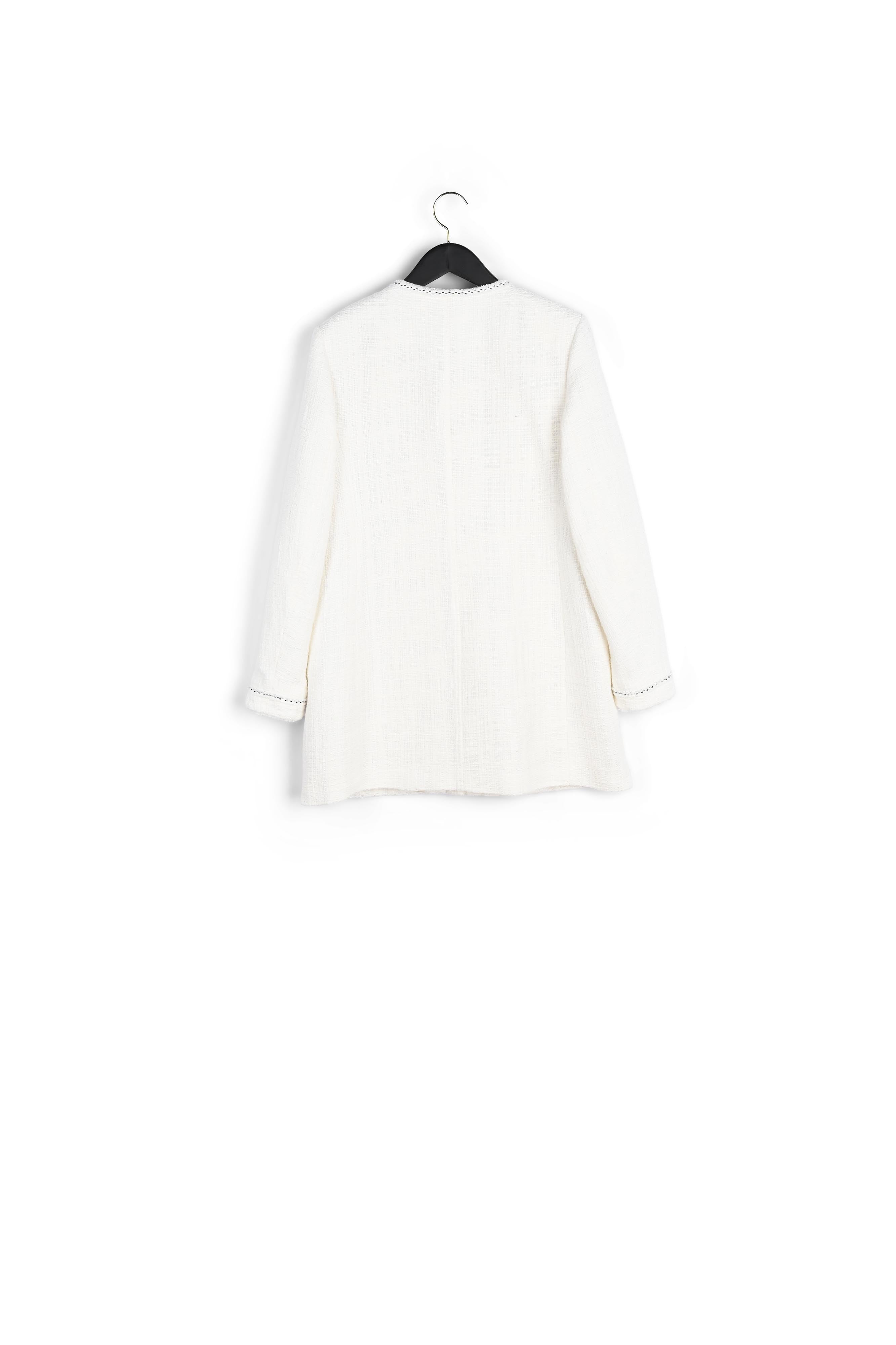 Veste longue façon tweed Faume - seconde main