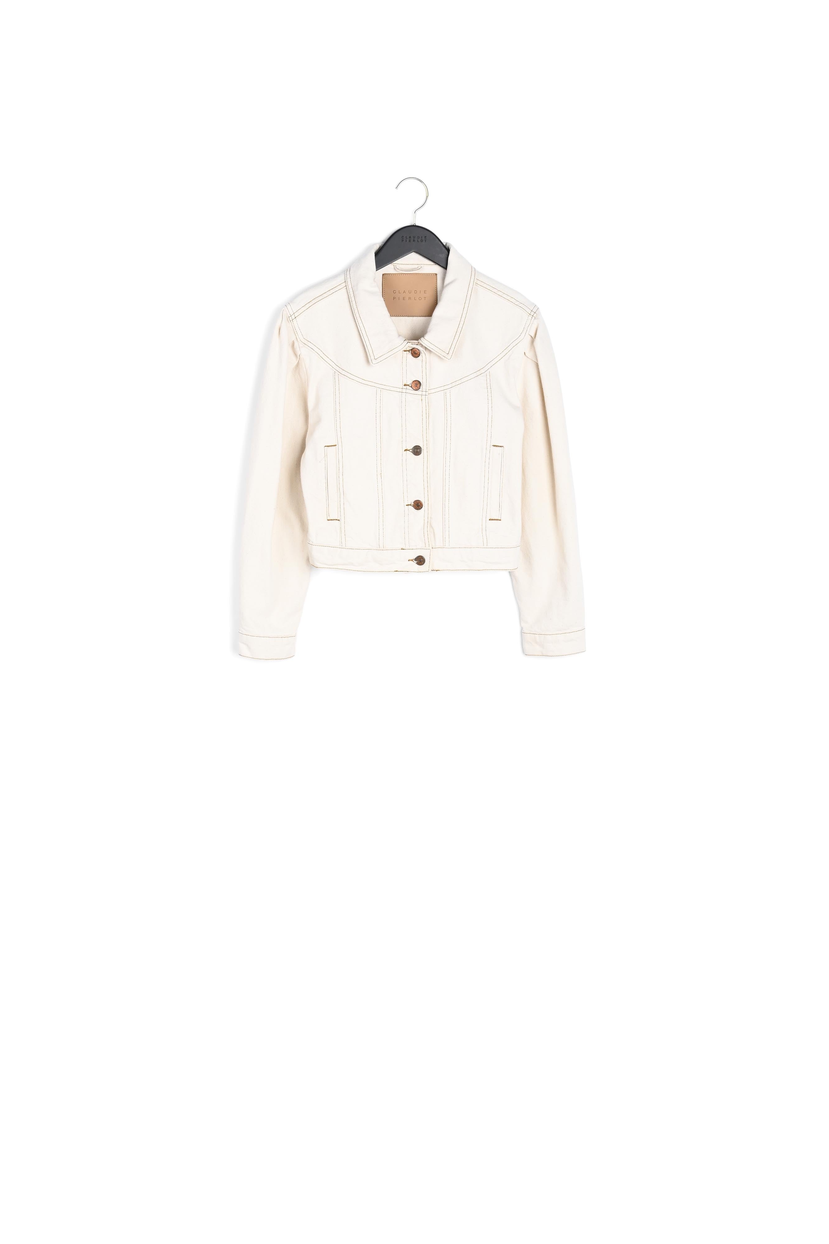 Veste courte en denim économe en eau Faume - seconde main