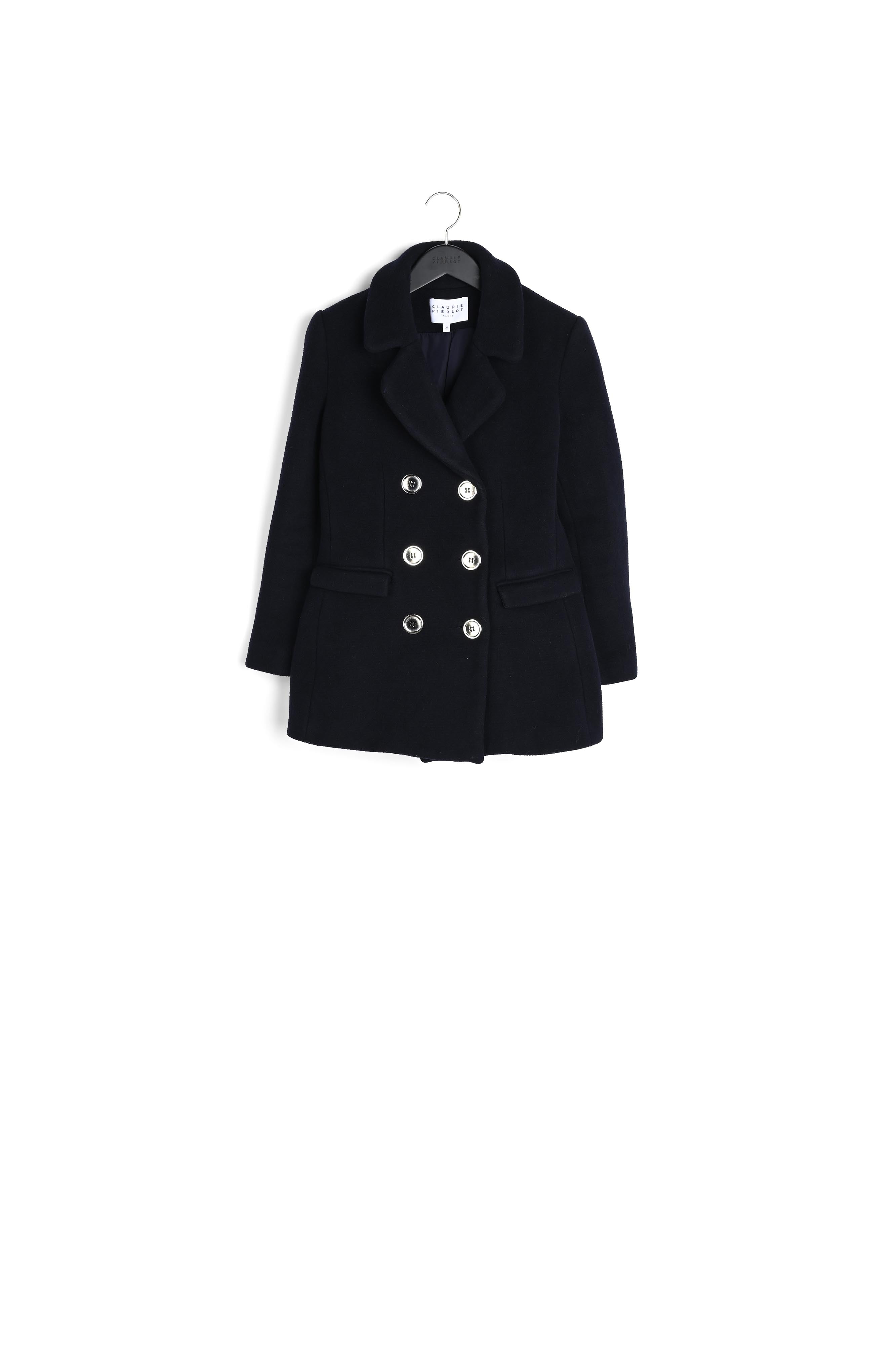 Caban marine boutons dorés Faume - seconde main