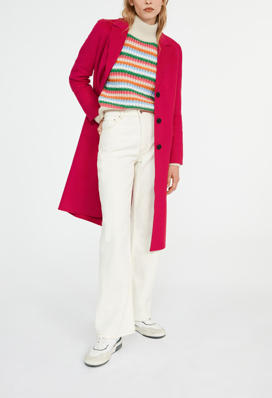 Manteau droit mi-long Faume - seconde main