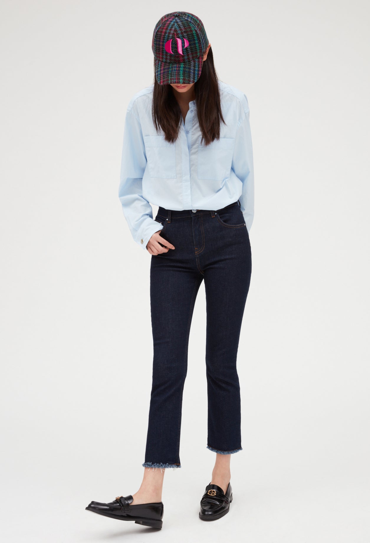 Jean brut taille haute Faume - seconde main