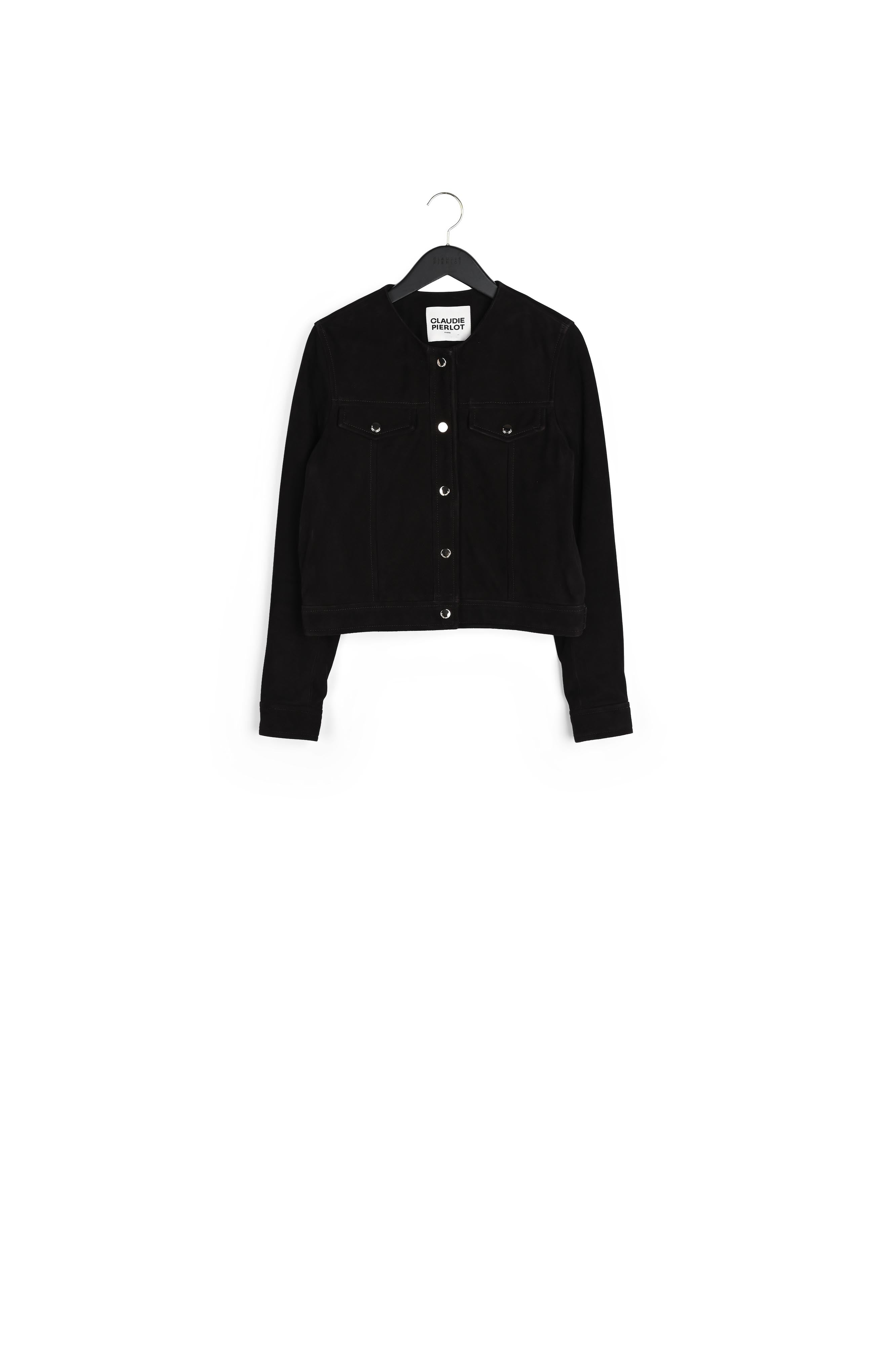 Veste cuir chocolat Faume - seconde main