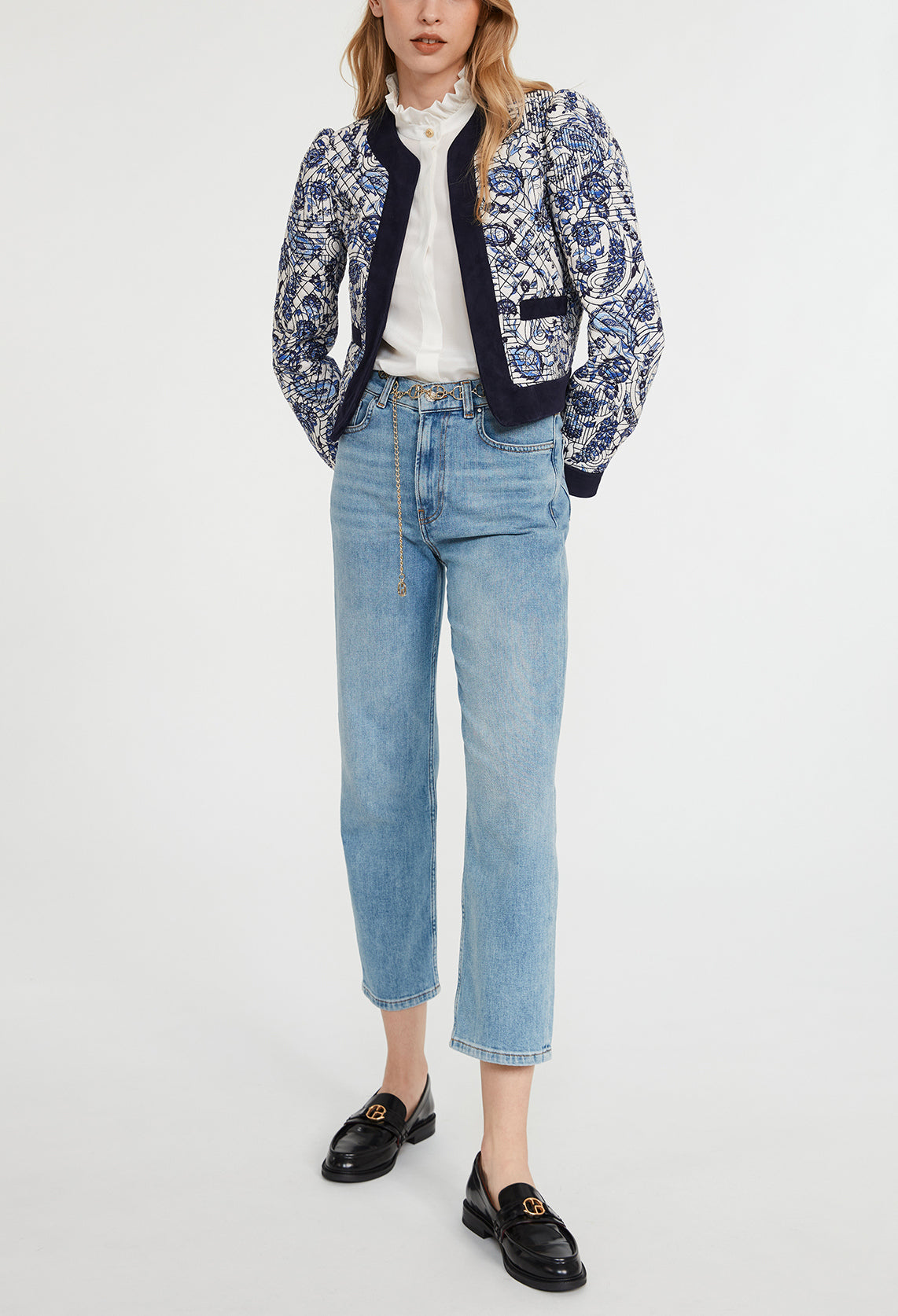 Blouson matelassé à motifs Faume - seconde main