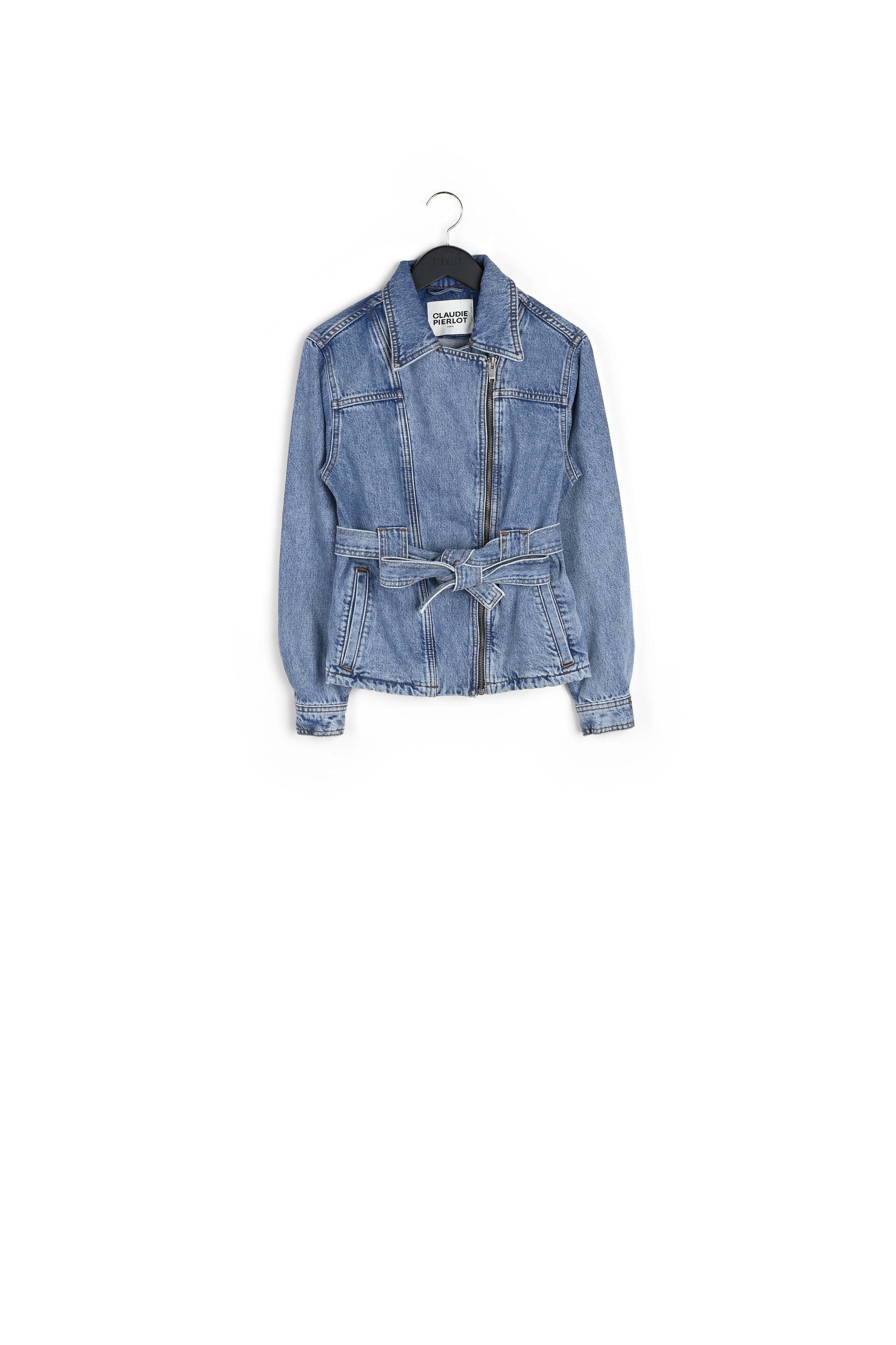 Veste denim ceinturée Faume - seconde main