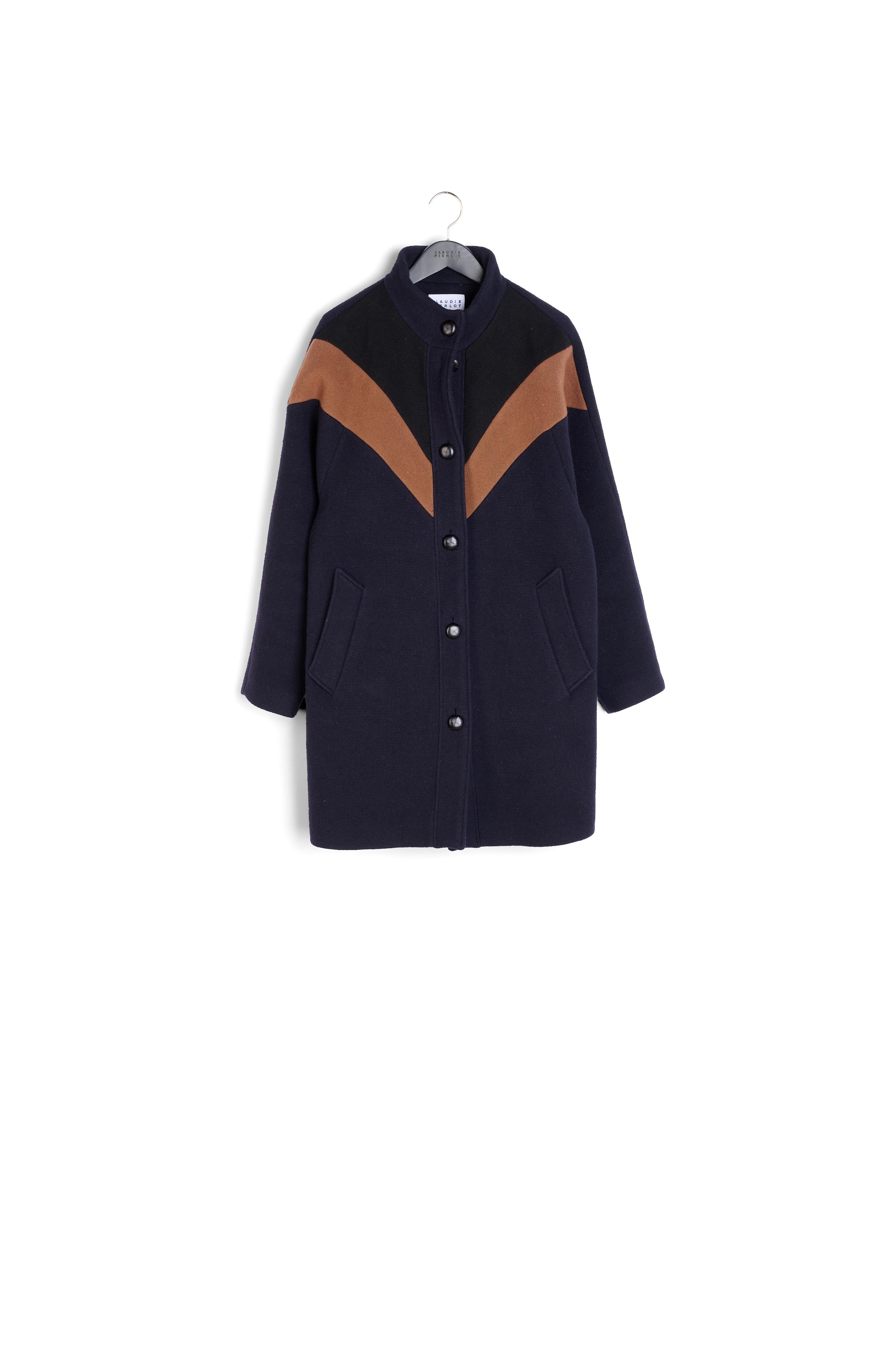 Manteau mi-long en laine Faume - seconde main