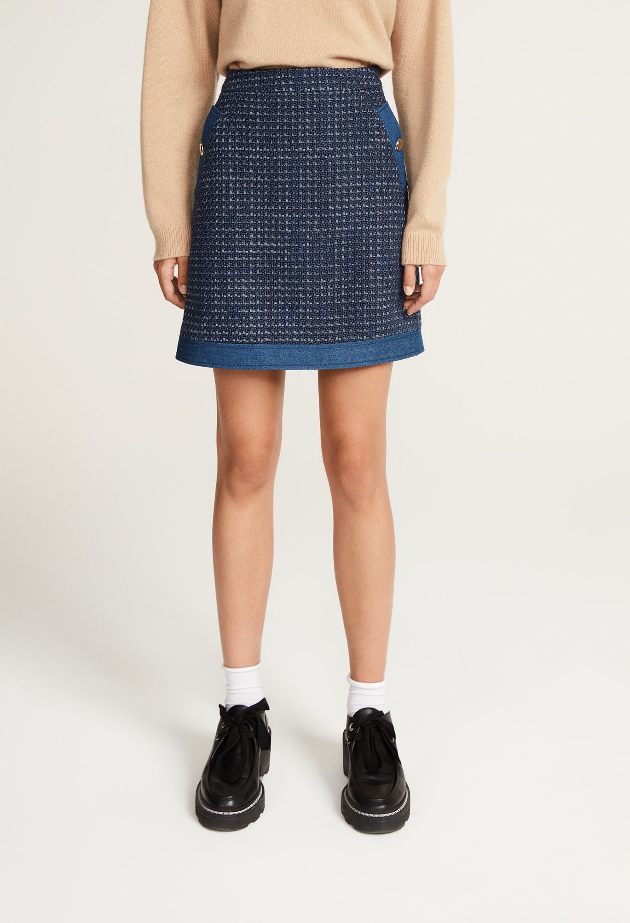 Jupe en tweed Faume - seconde main