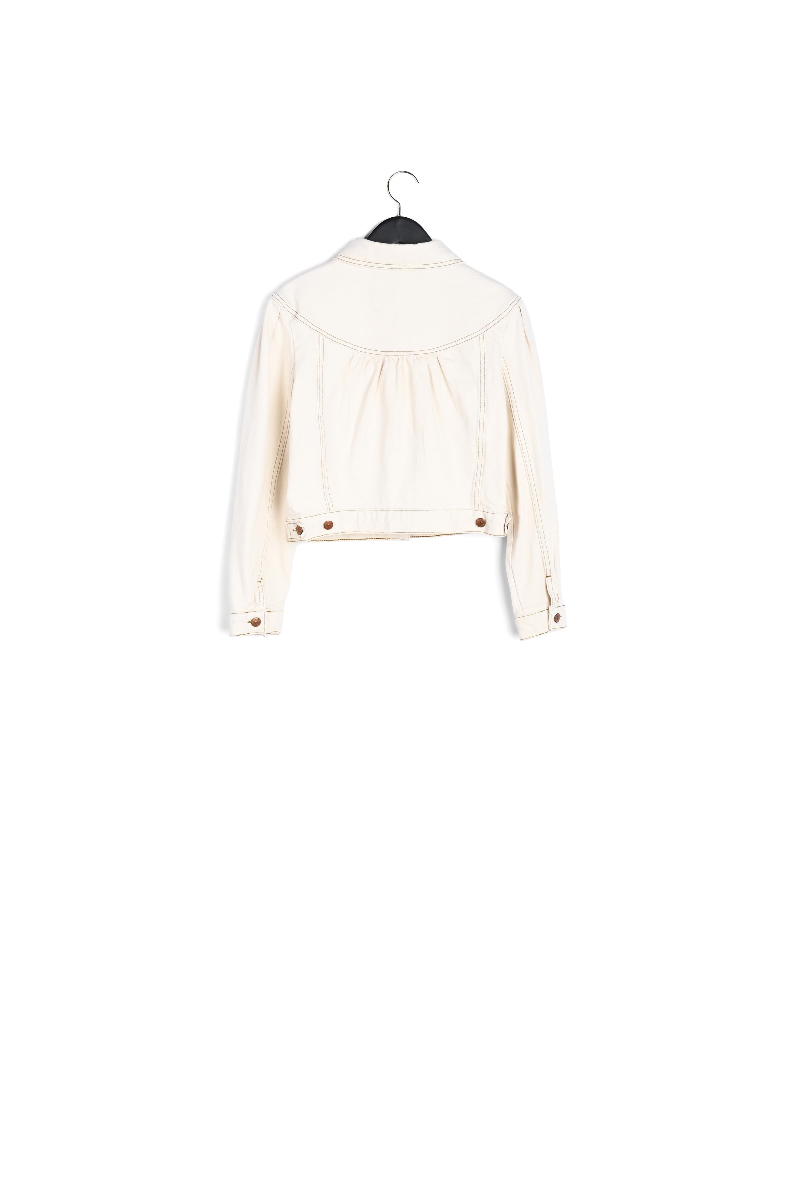 Veste courte en denim économe en eau Faume - seconde main