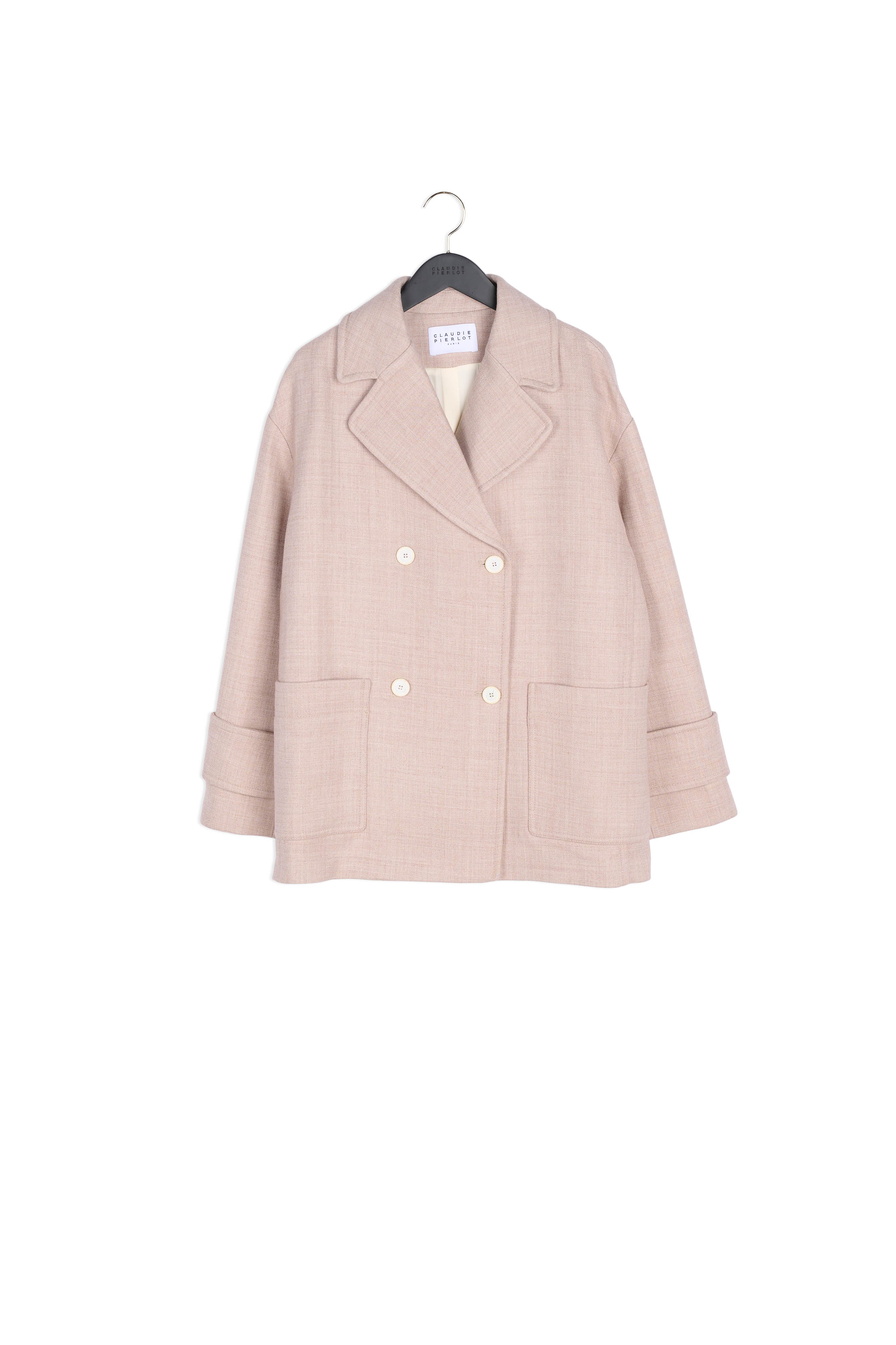 Caban oversized en laine Faume - seconde main