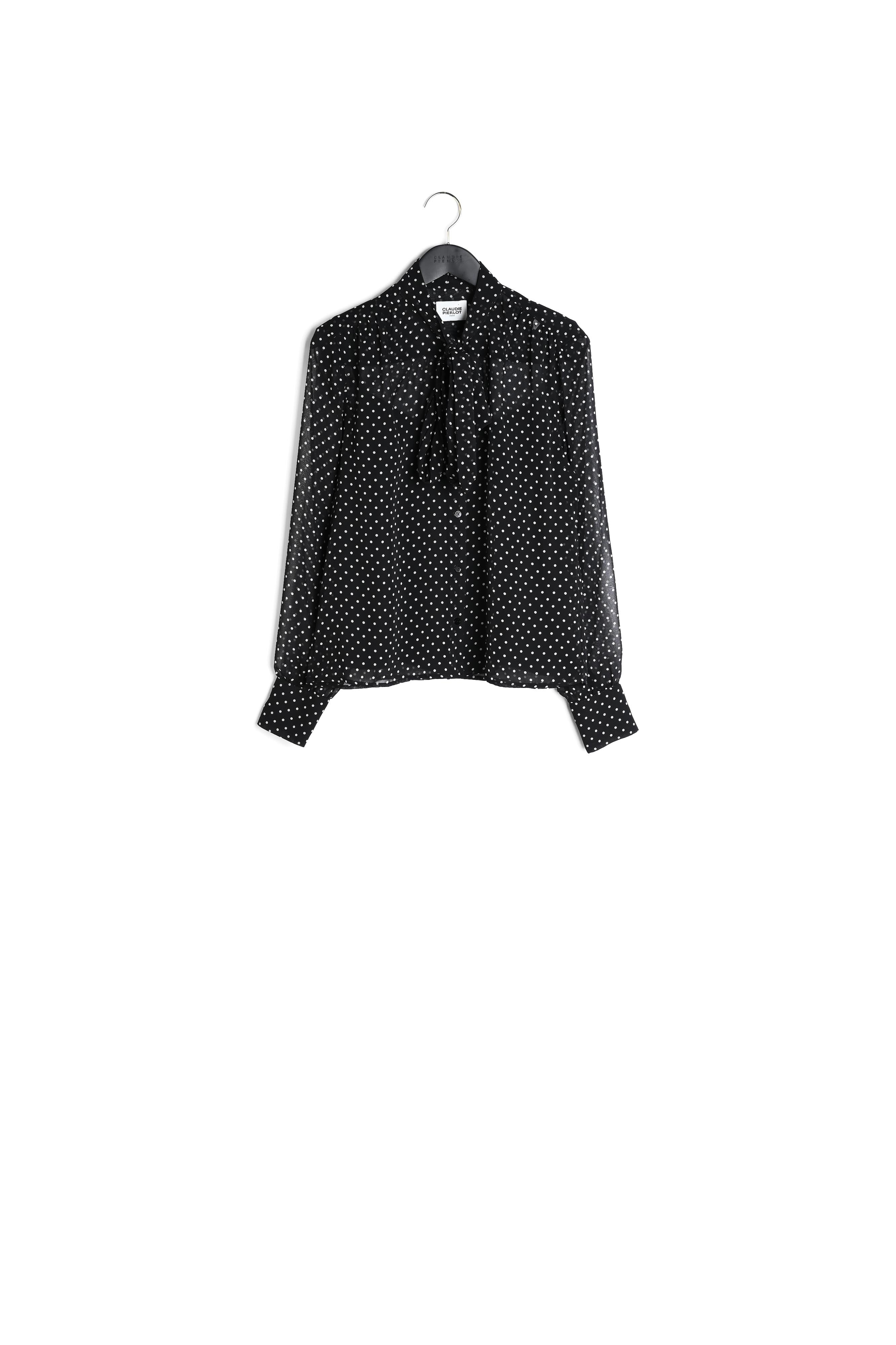 Chemisier lavallière pois Faume - seconde main