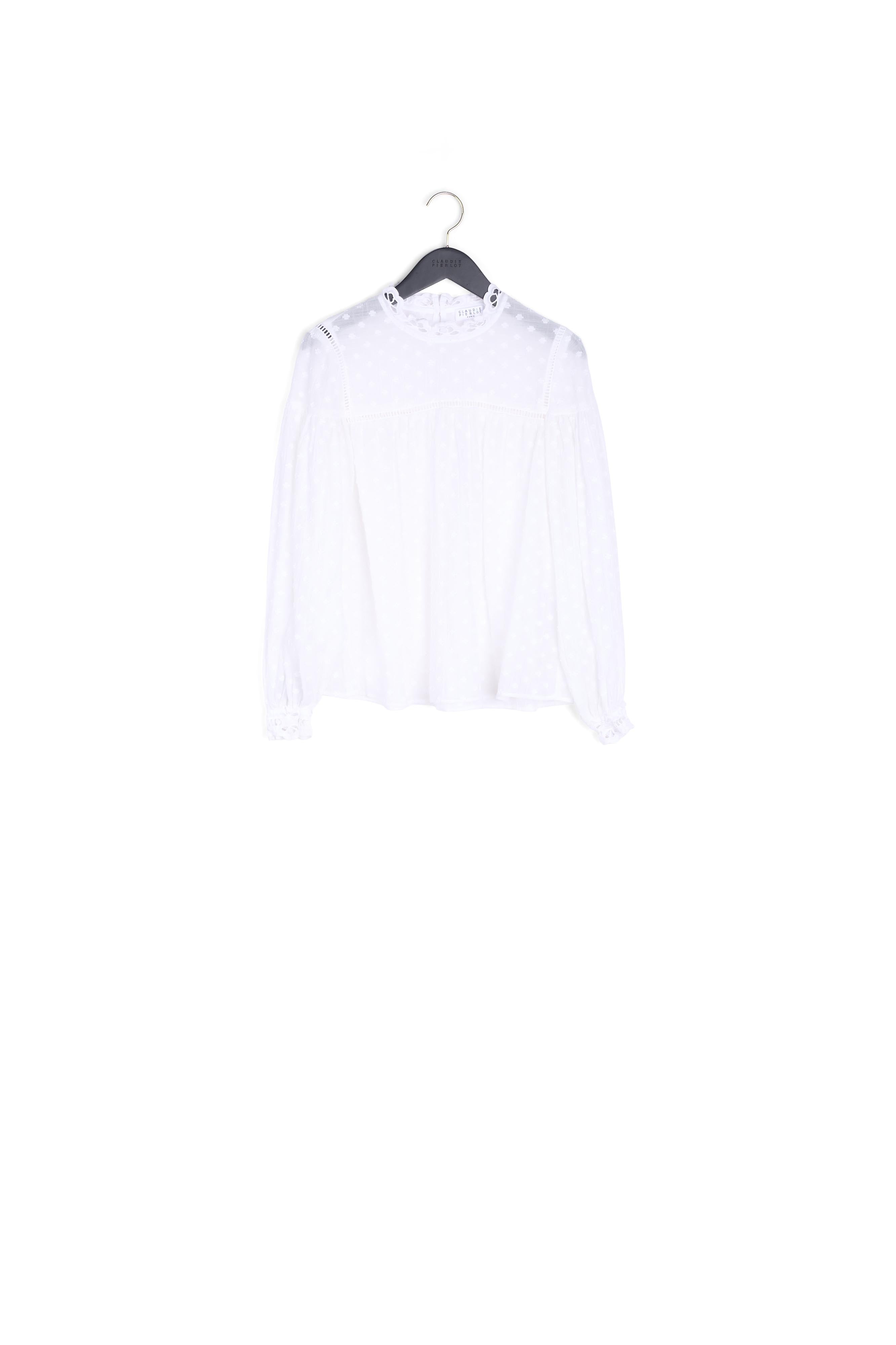Blouse plumetis Faume - seconde main