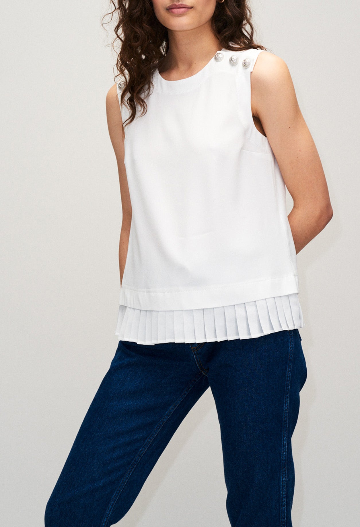 Top détail plissé Faume - seconde main