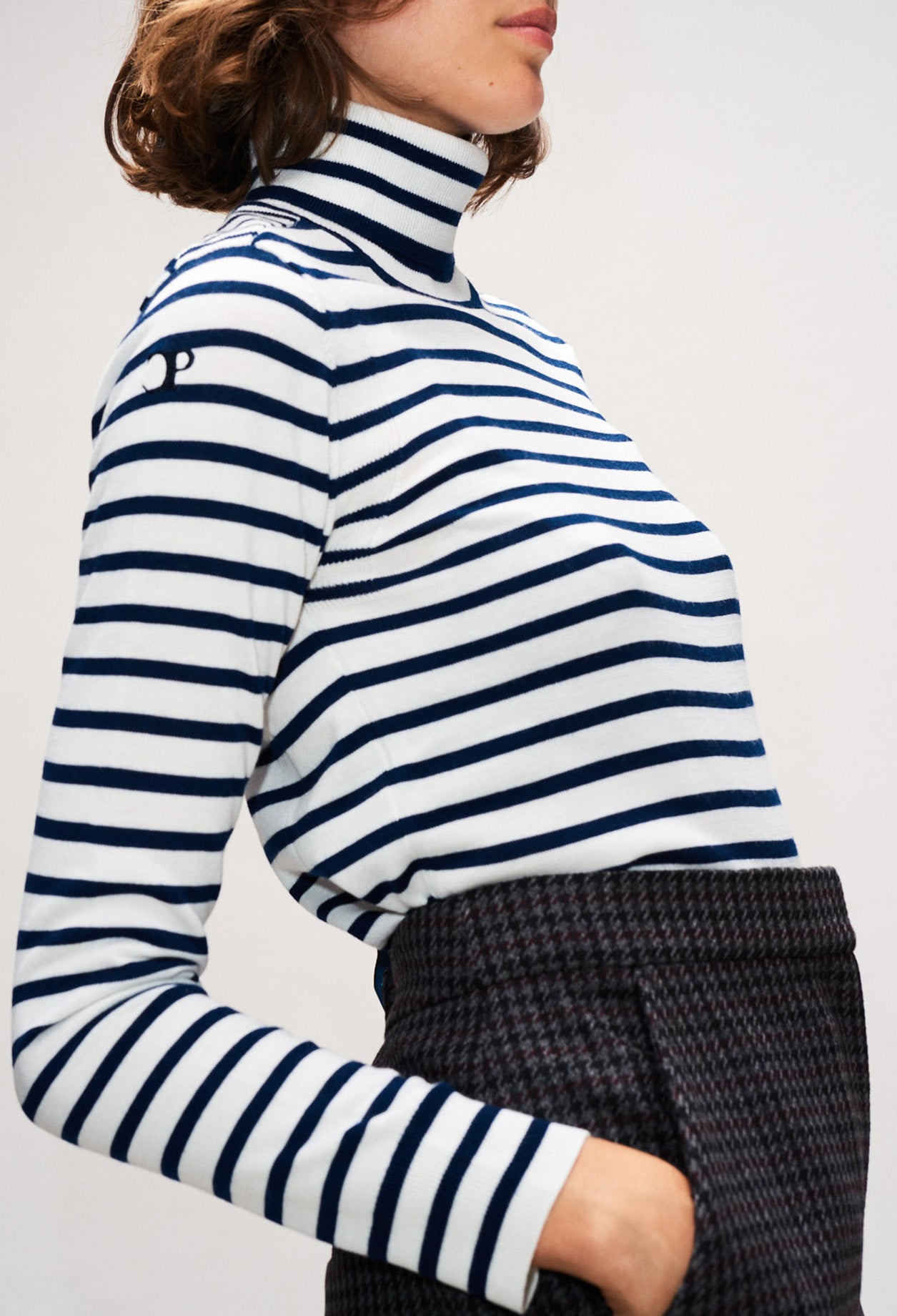 Col roulé rayé Faume - seconde main