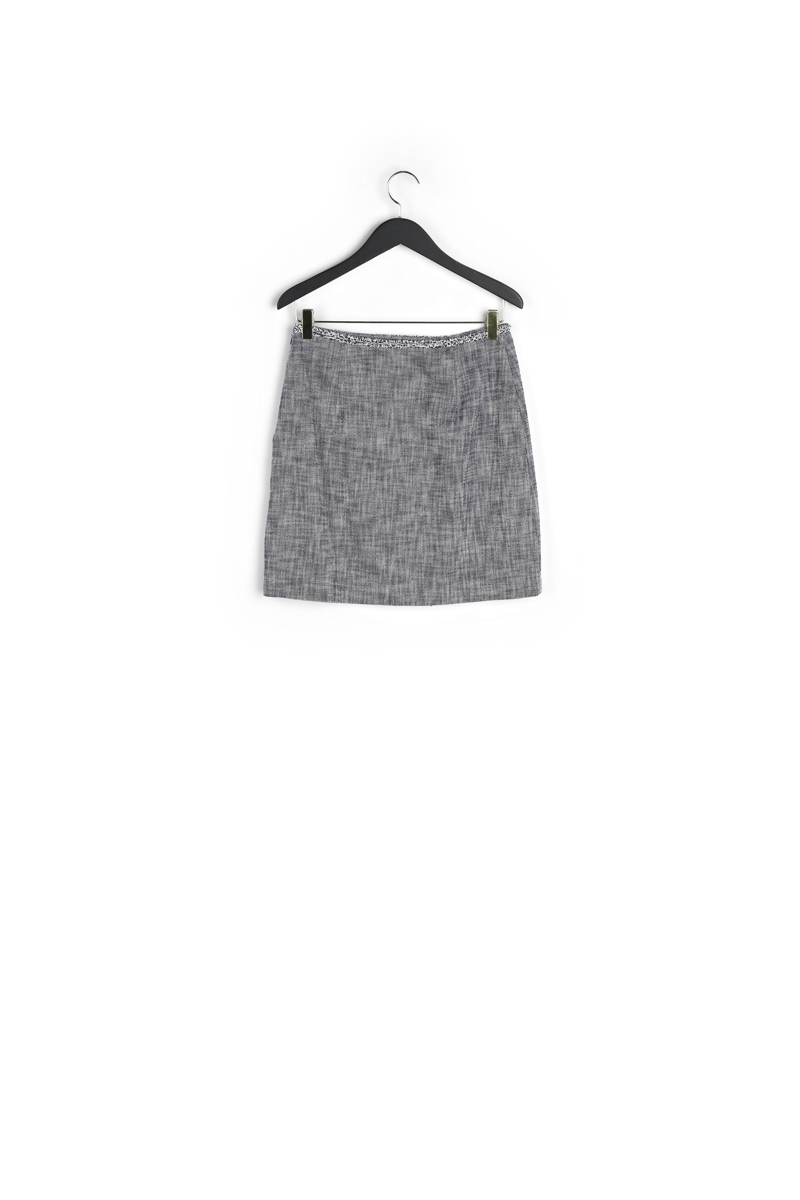 Jupe courte en tweed léger Faume - seconde main