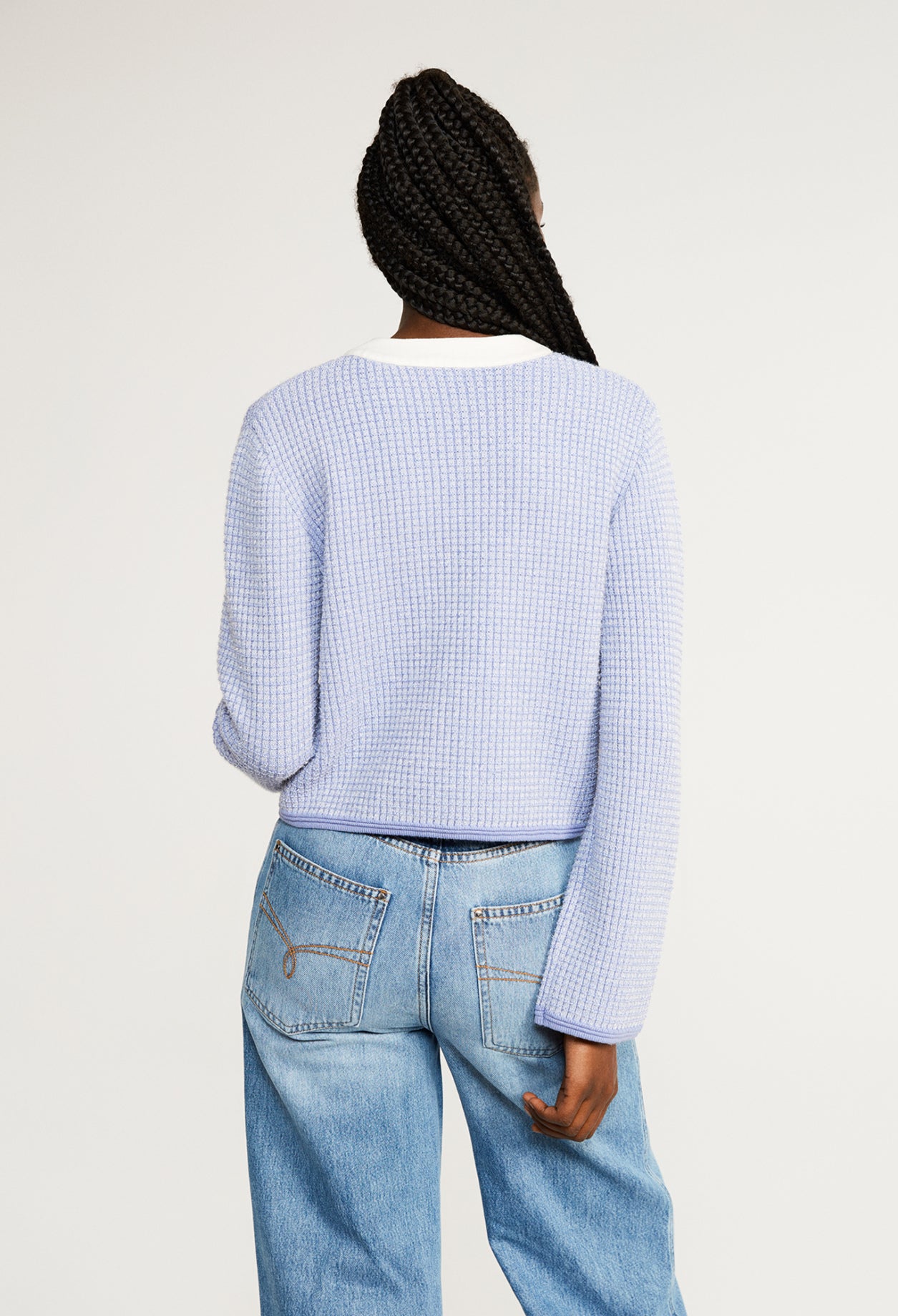 Cardigan façon tweed Faume - seconde main