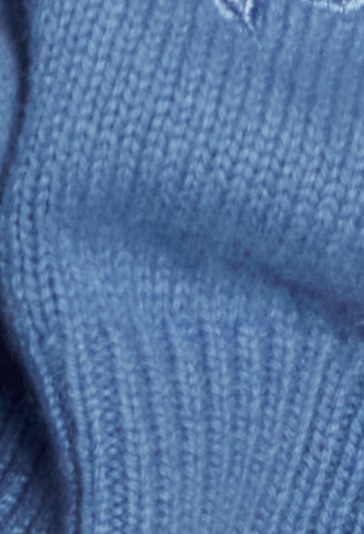 Pull bleu 100% cachemire Faume - seconde main