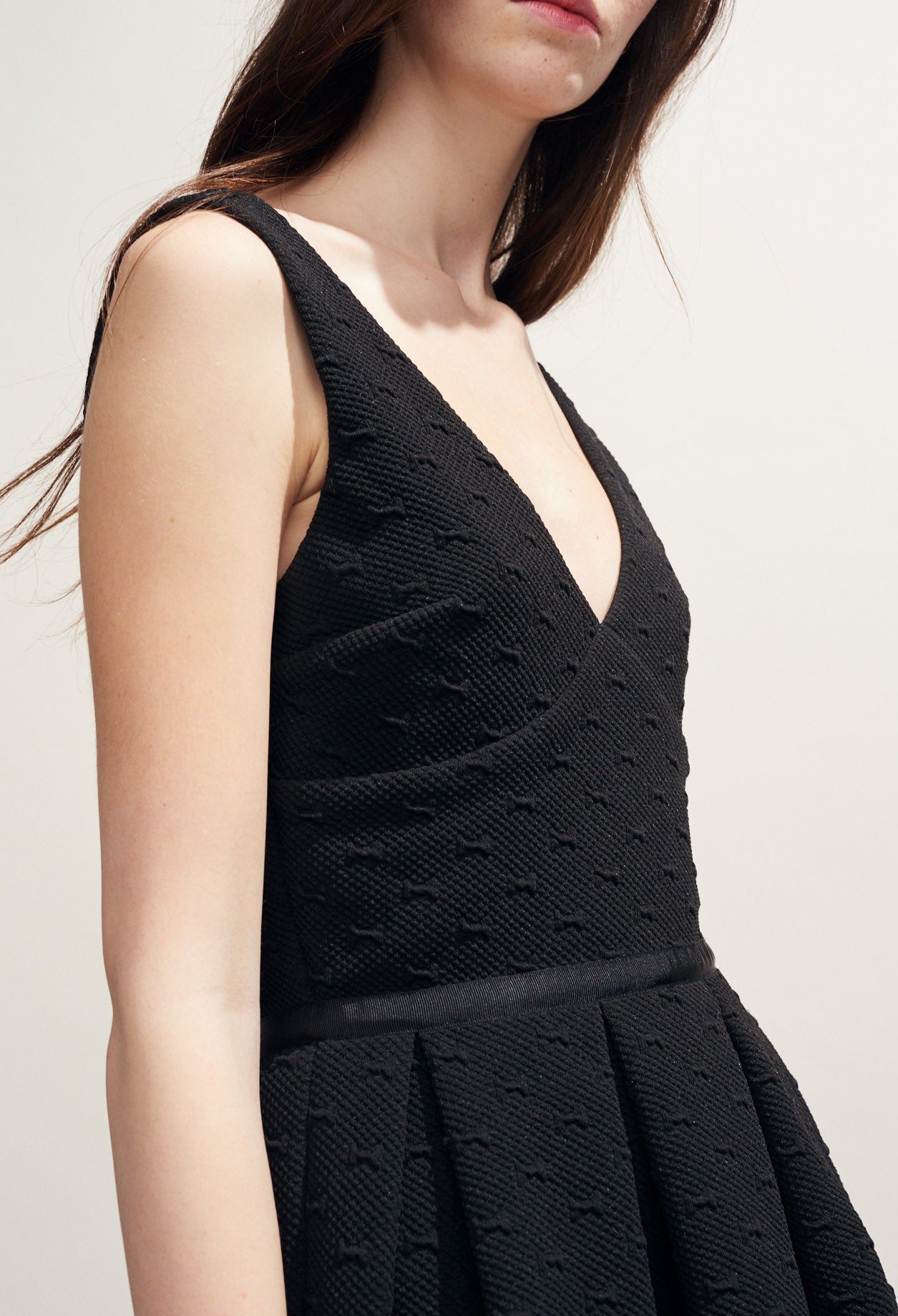 Robe patineuse en maille texturée Faume - seconde main