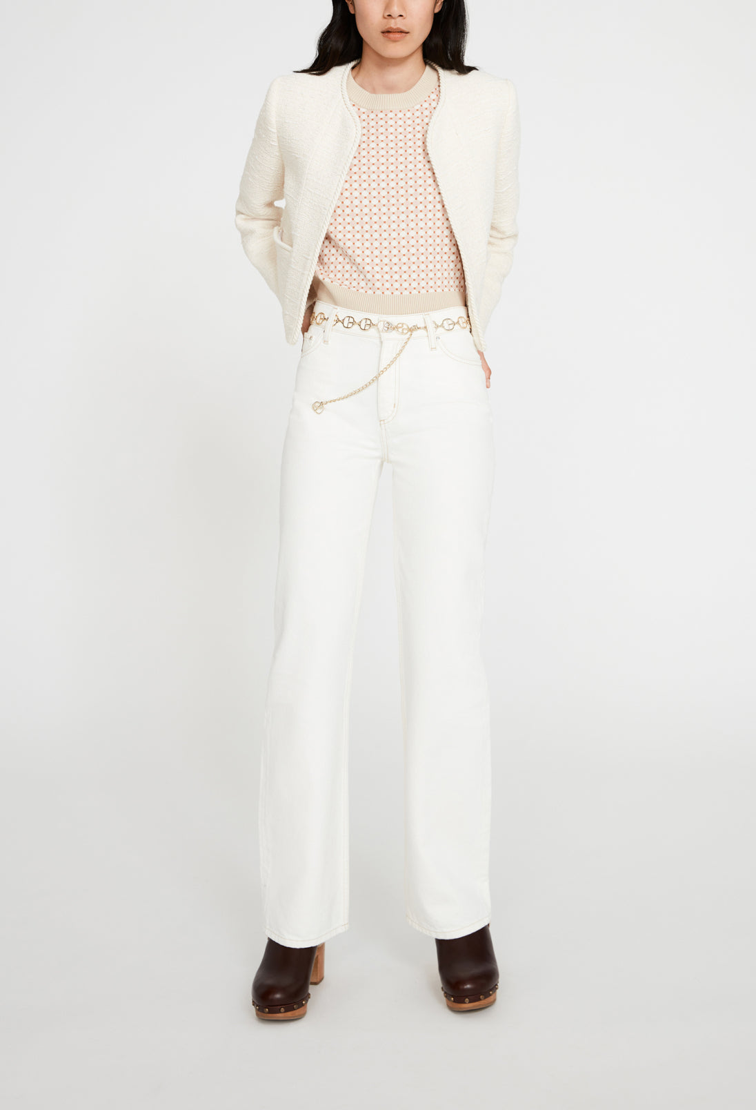 Jean écru droit Faume - seconde main