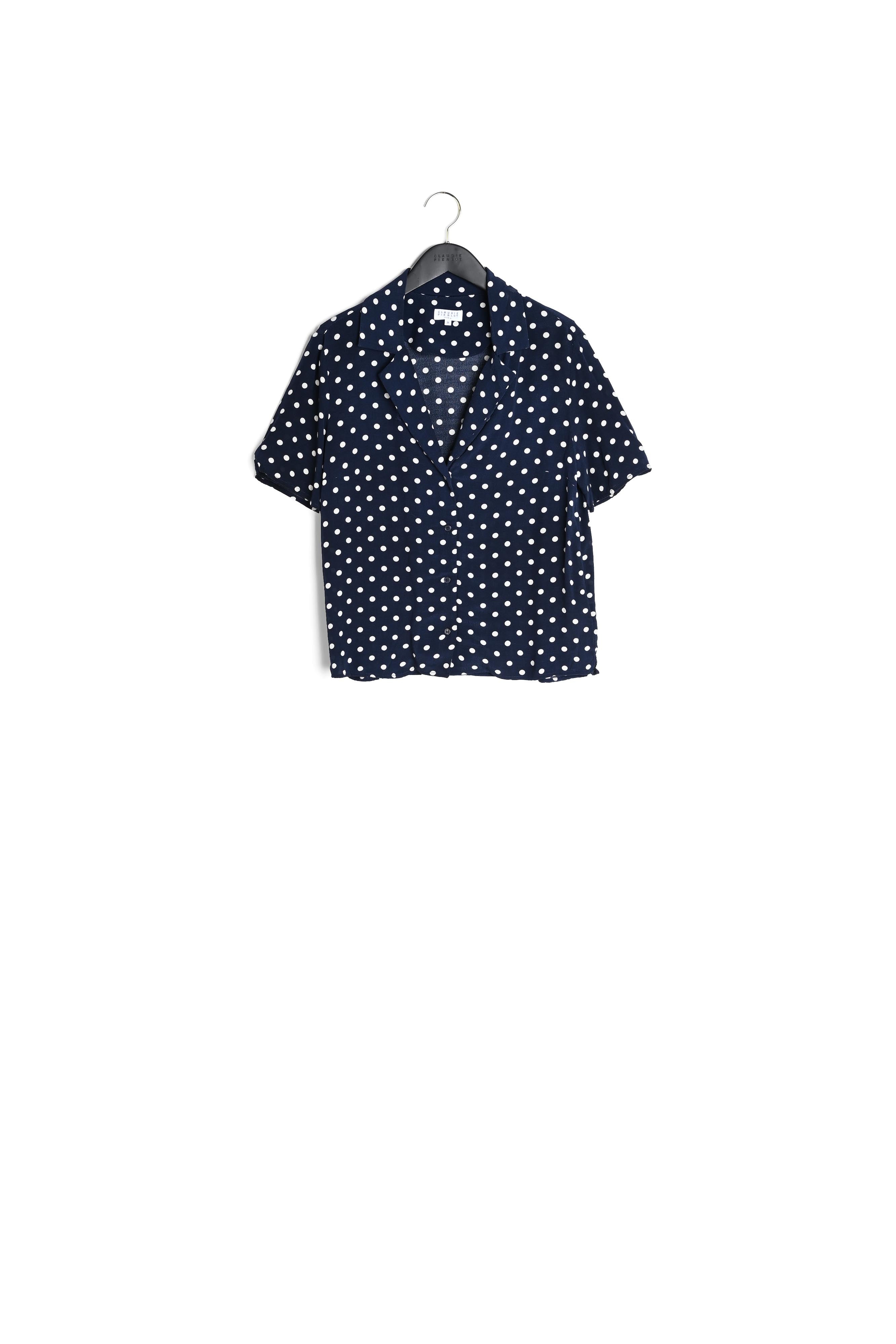 Chemisier manches courtes à pois Faume - seconde main