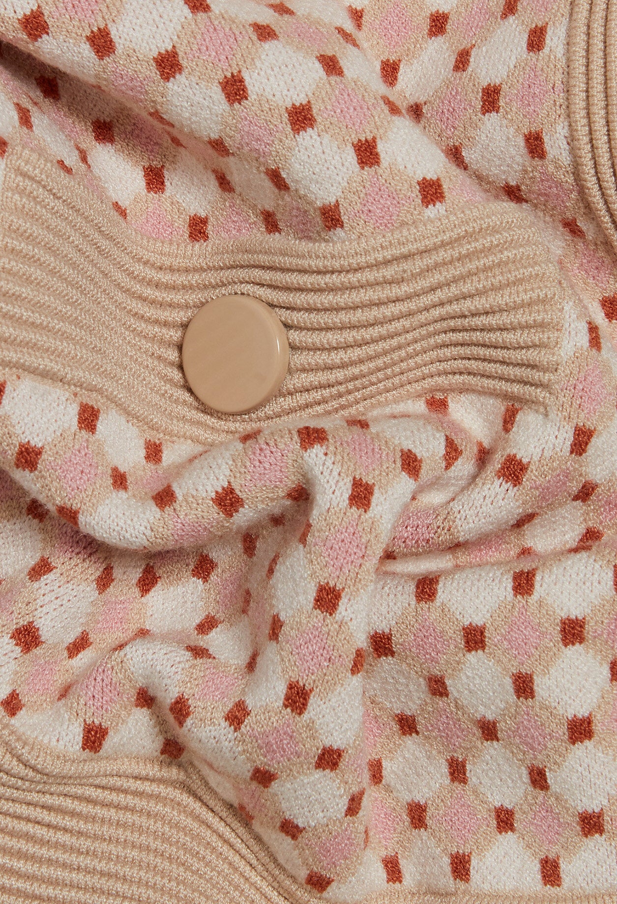 Cardigan maille à motifs Faume - seconde main