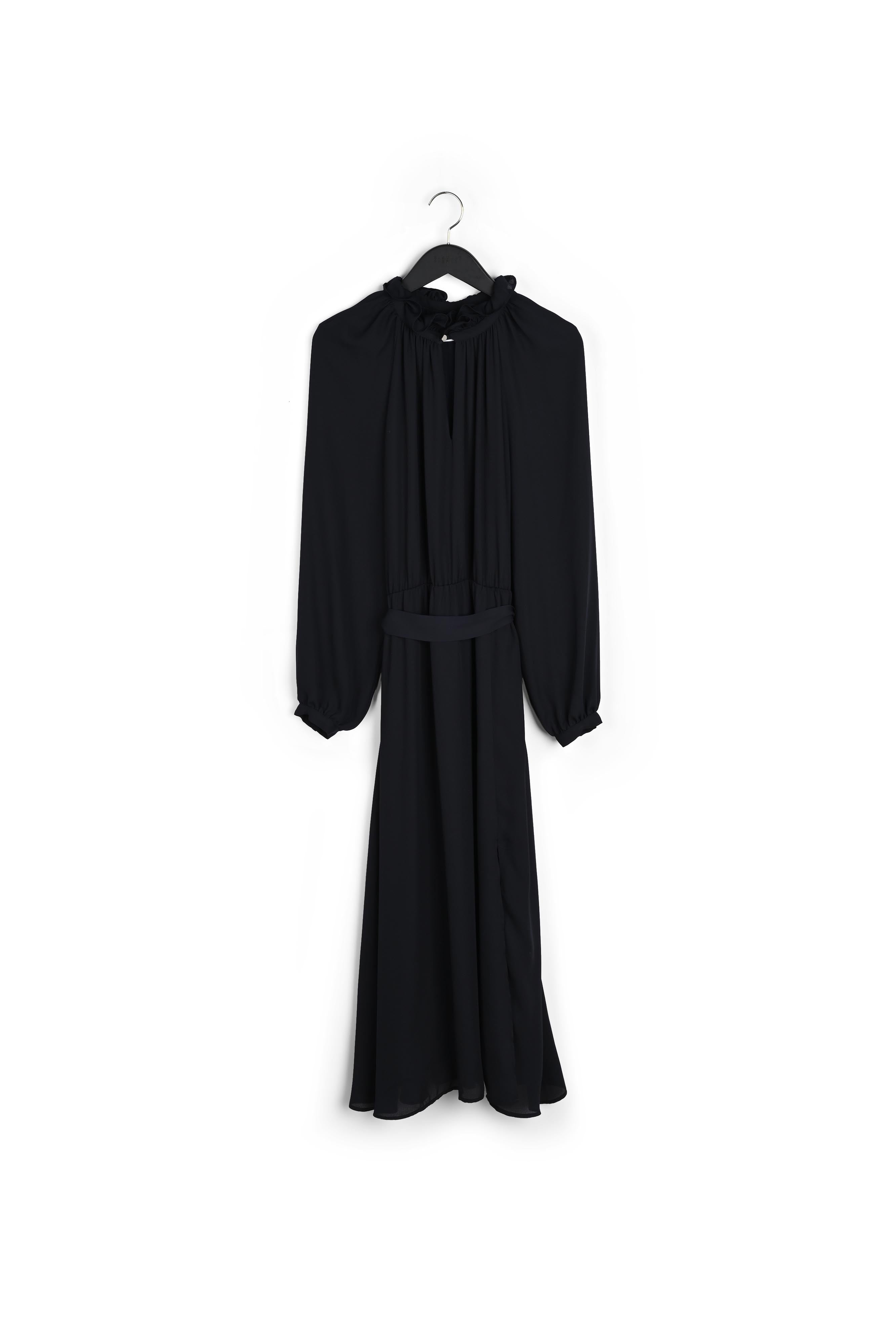 Robe longue col victorien Faume - seconde main