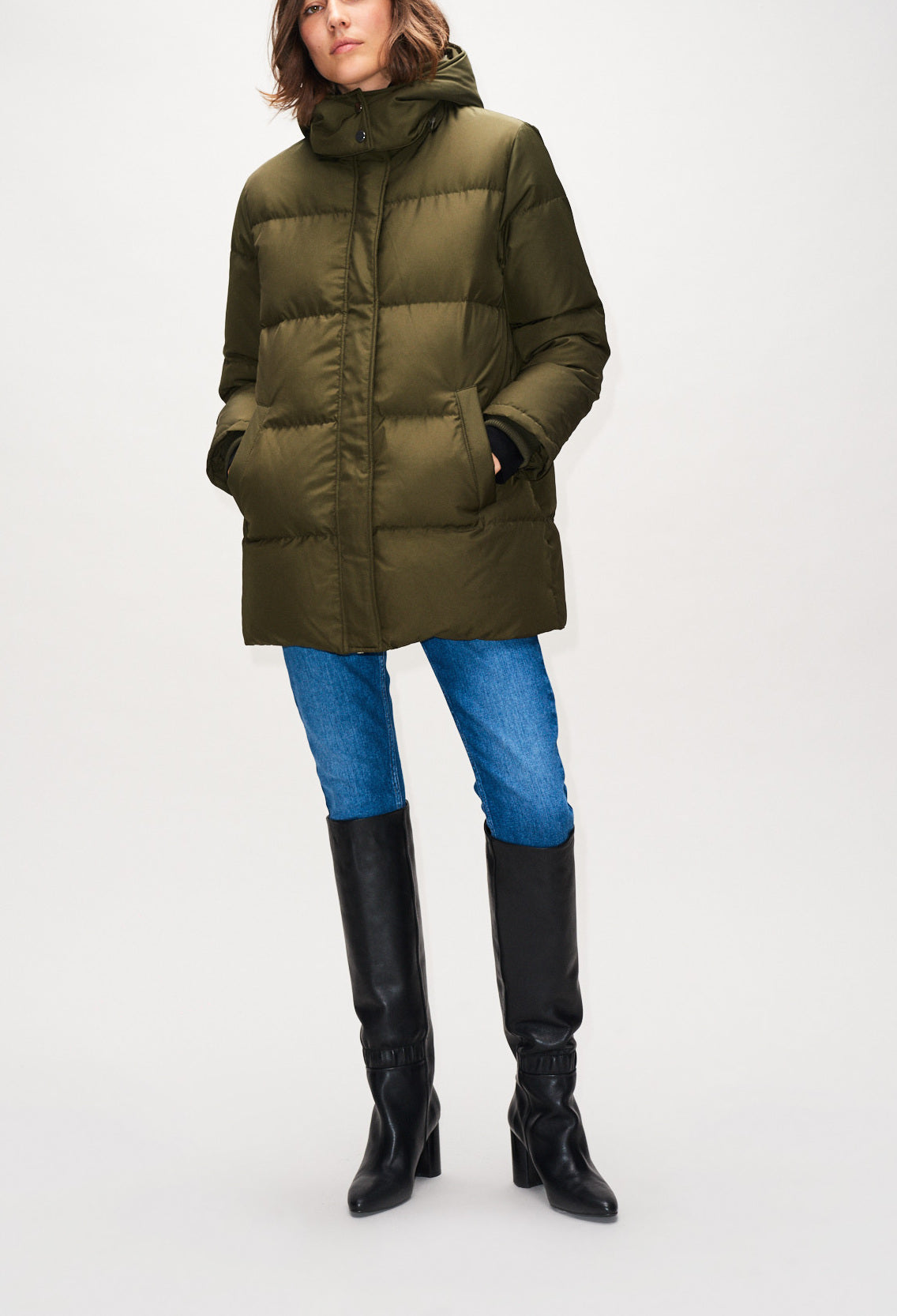 Doudoune détail bande fantaisie Faume - seconde main