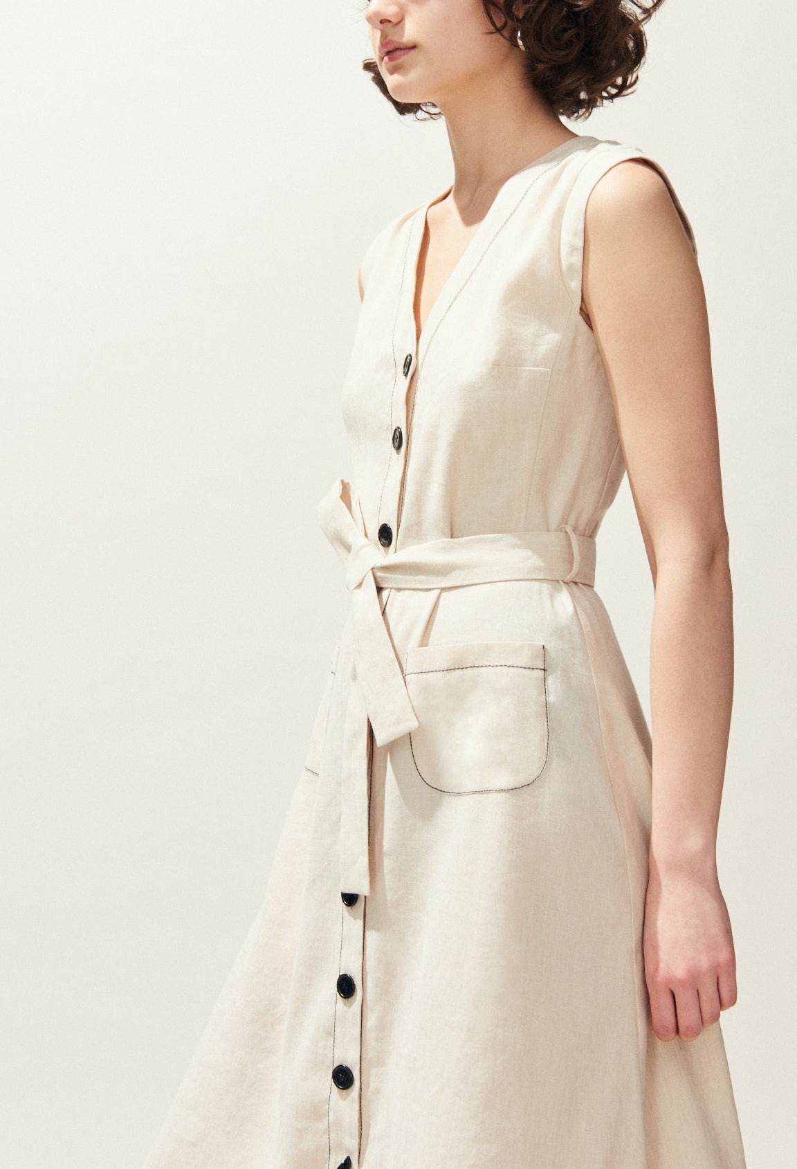 Robe longue boutonnée Faume - seconde main