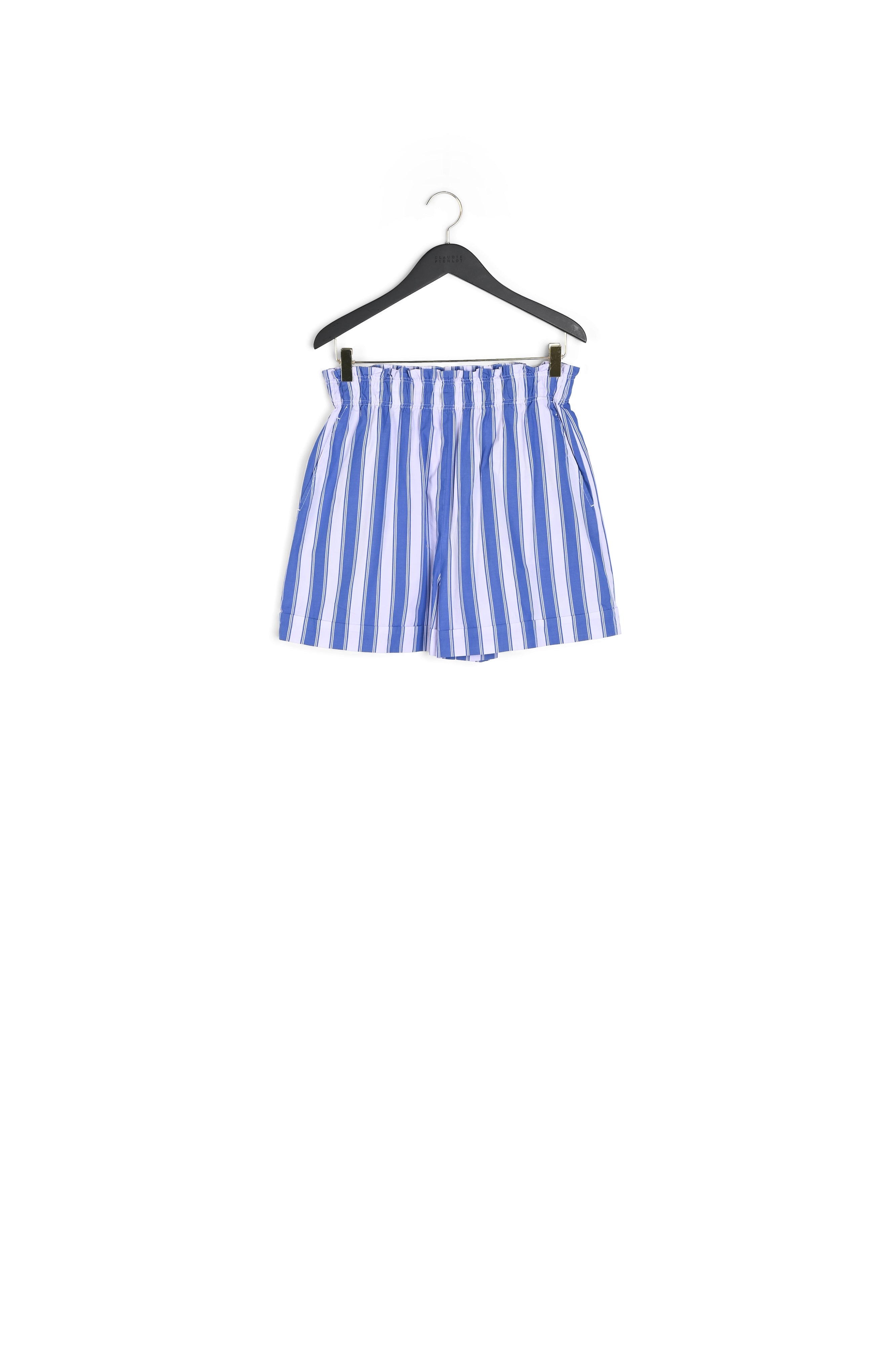 Short coton rayures bleu Faume - seconde main