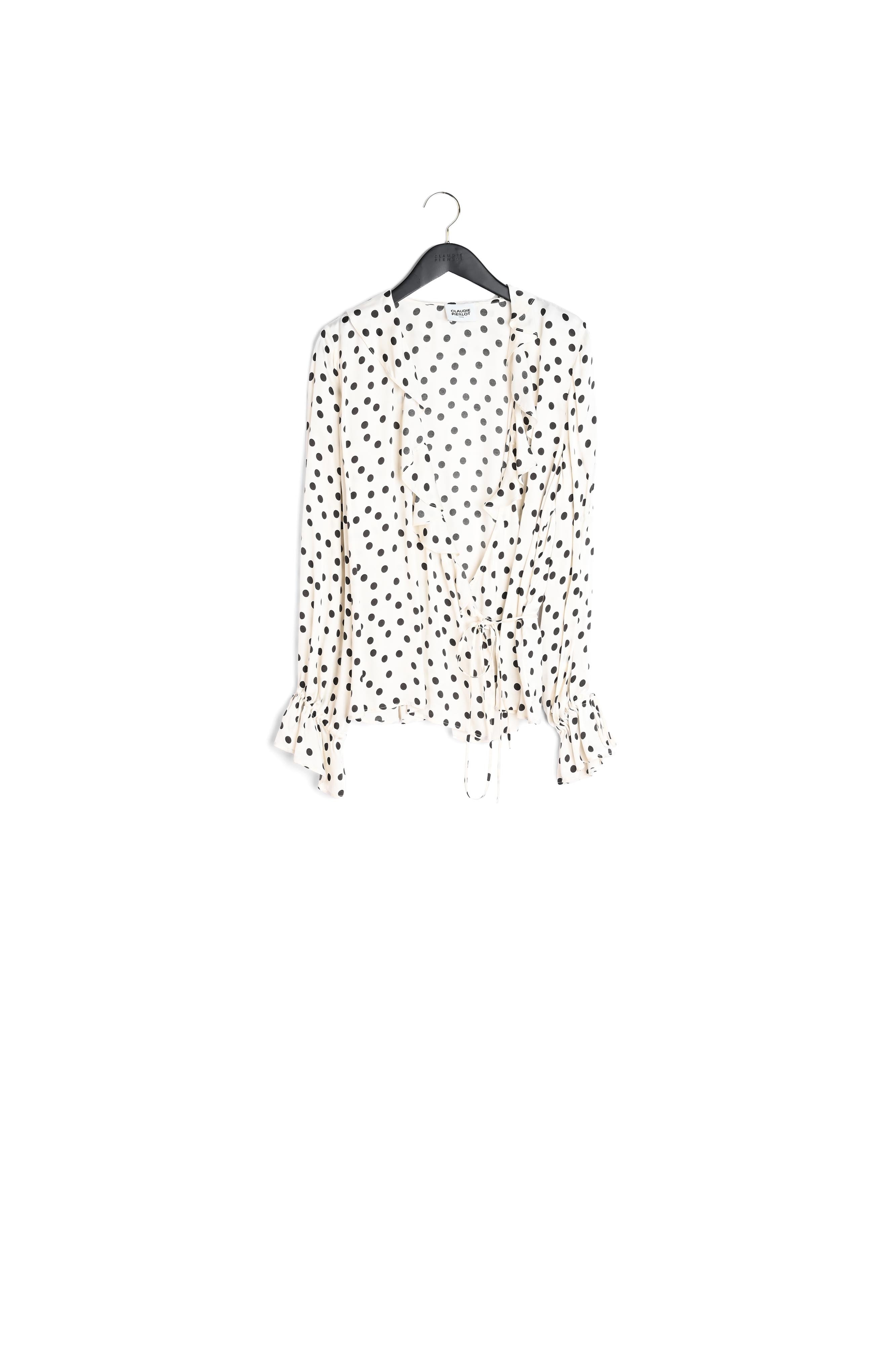 Blouse volantée pois Faume - seconde main