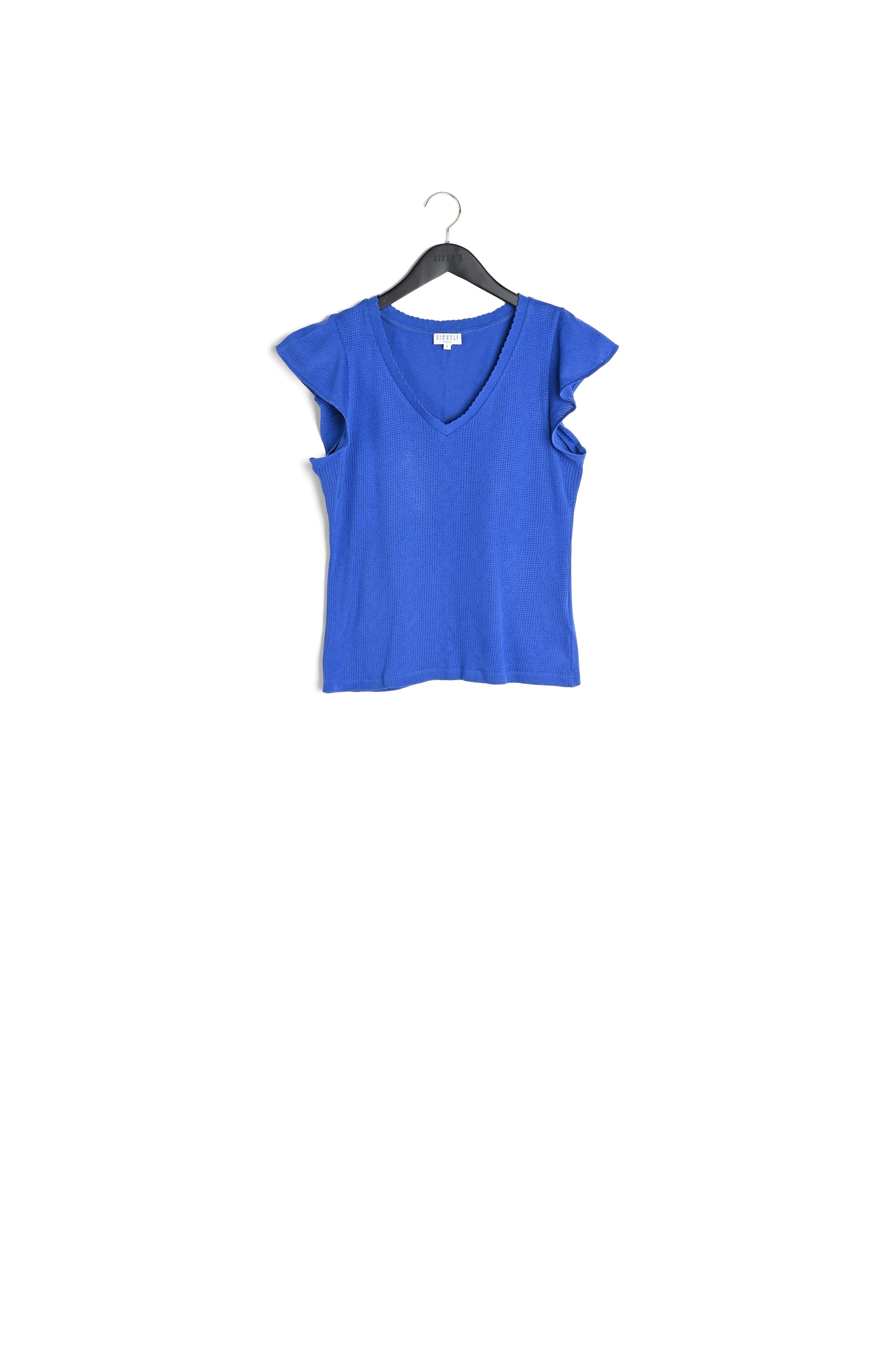 T-shirt col V Faume - seconde main