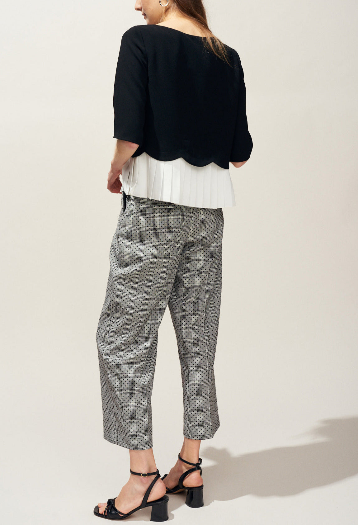 Top plissé détail d coquills Faume - seconde main