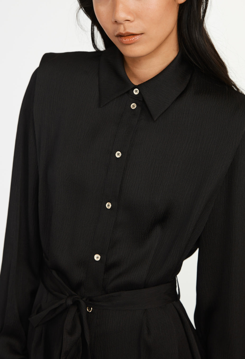 Robe chemise courte ceinturée Faume - seconde main