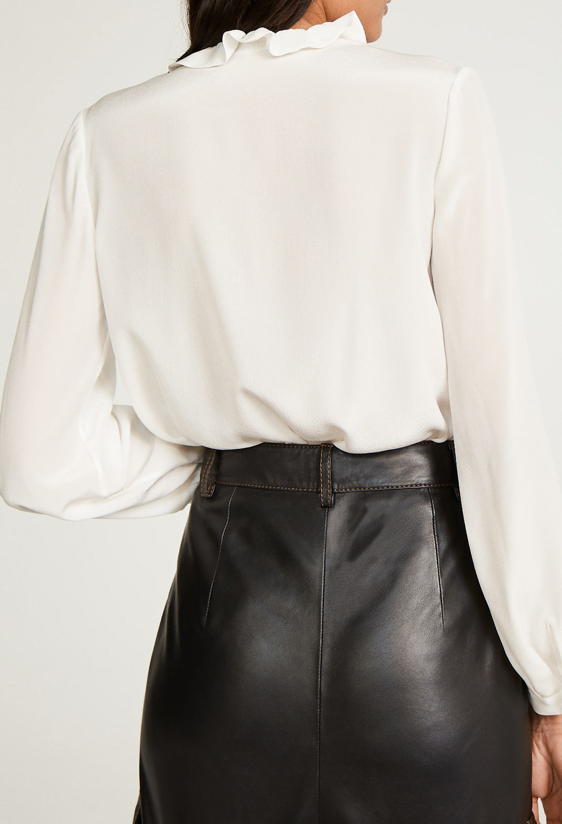 Chemise à col froncé Faume - seconde main