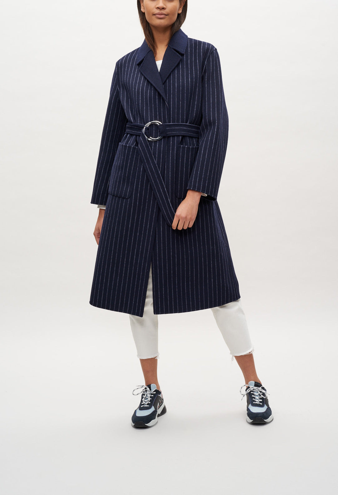 Manteau ceinturé réversible Faume - seconde main