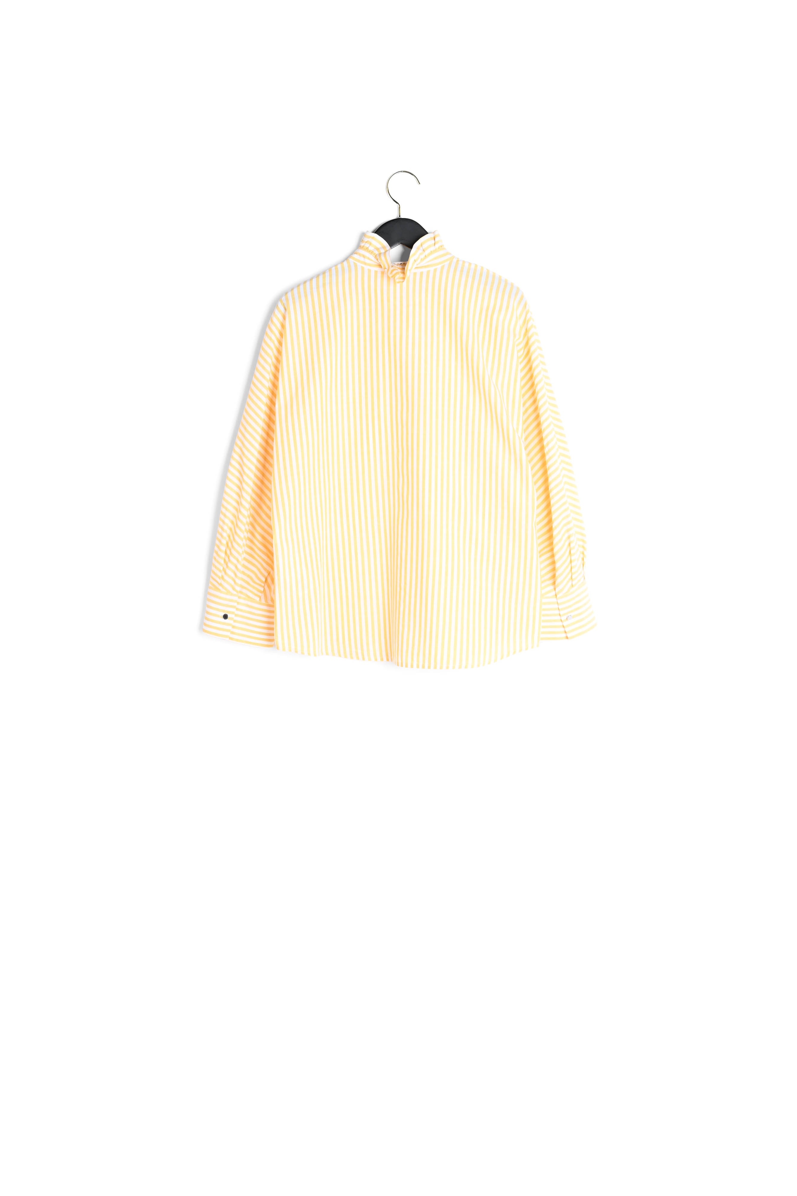 Chemise rayée à col froncé Faume - seconde main