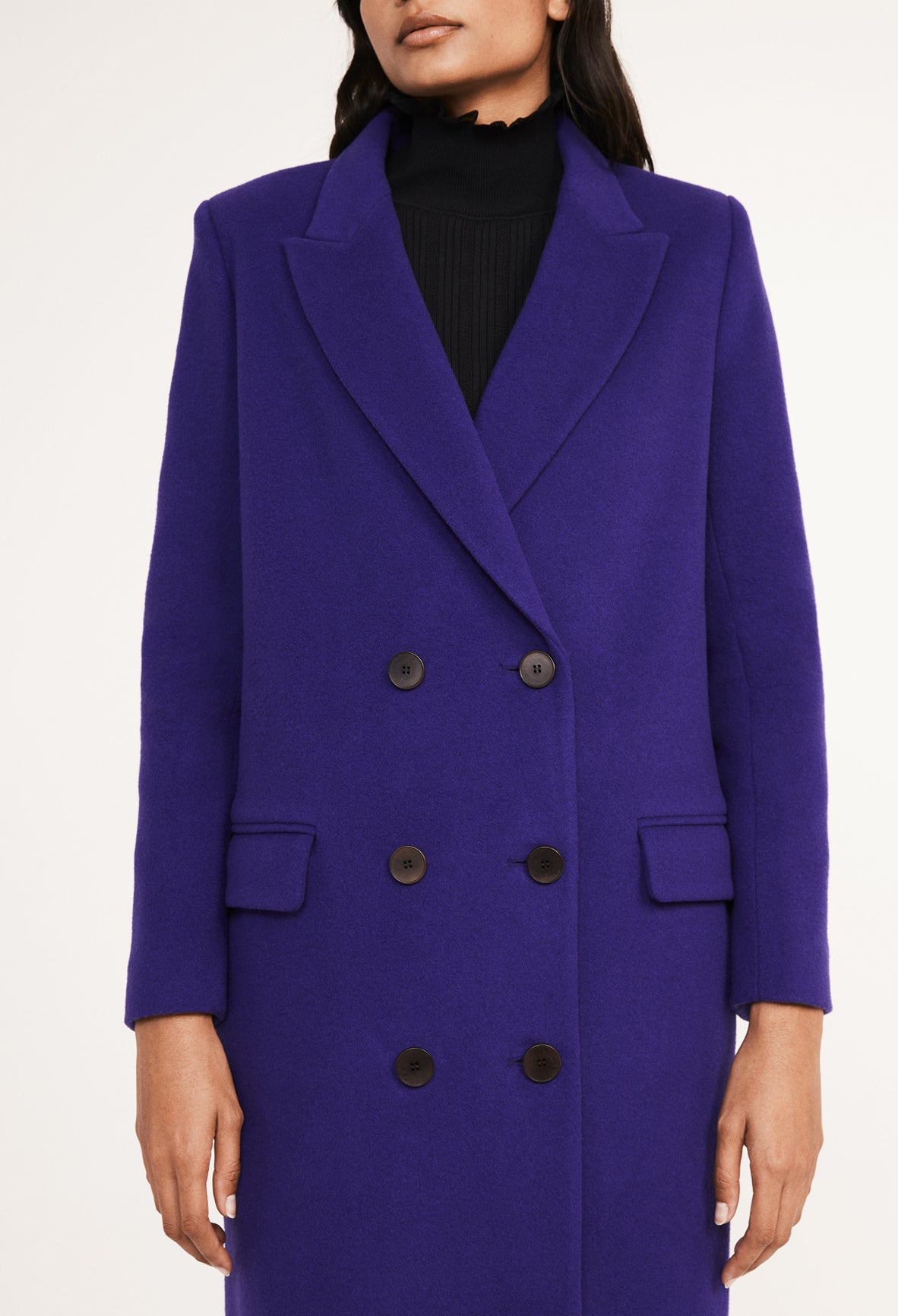 Manteau long en laine et cachemire Faume - seconde main