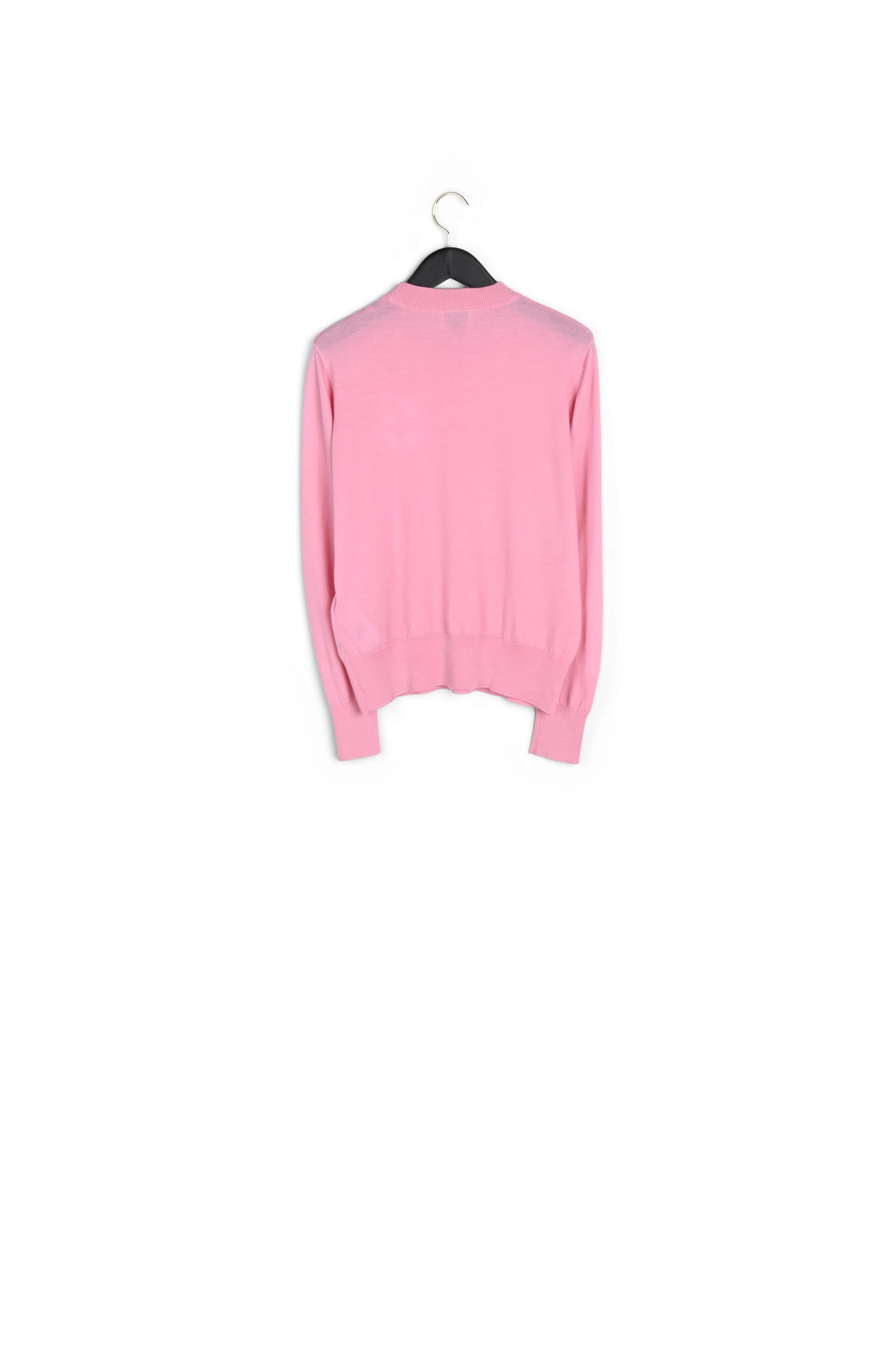 Pull en maille rose Faume - seconde main