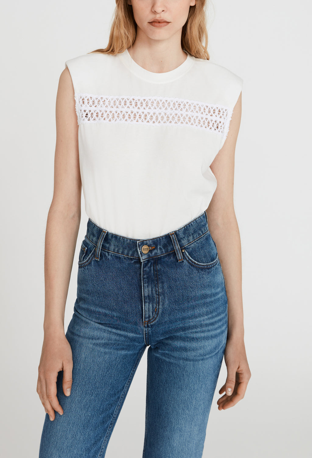 T-shirt coton sans manche Faume - seconde main