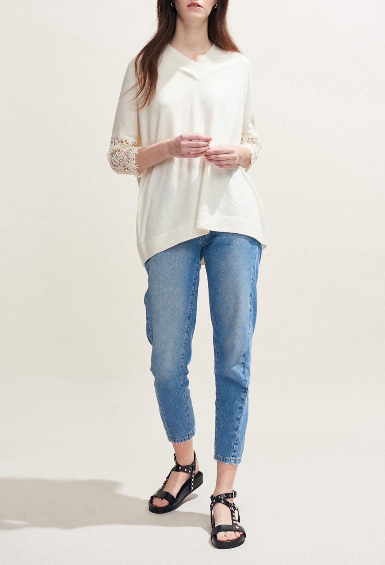 Pull ovrsiz à manchs dntll Faume - seconde main