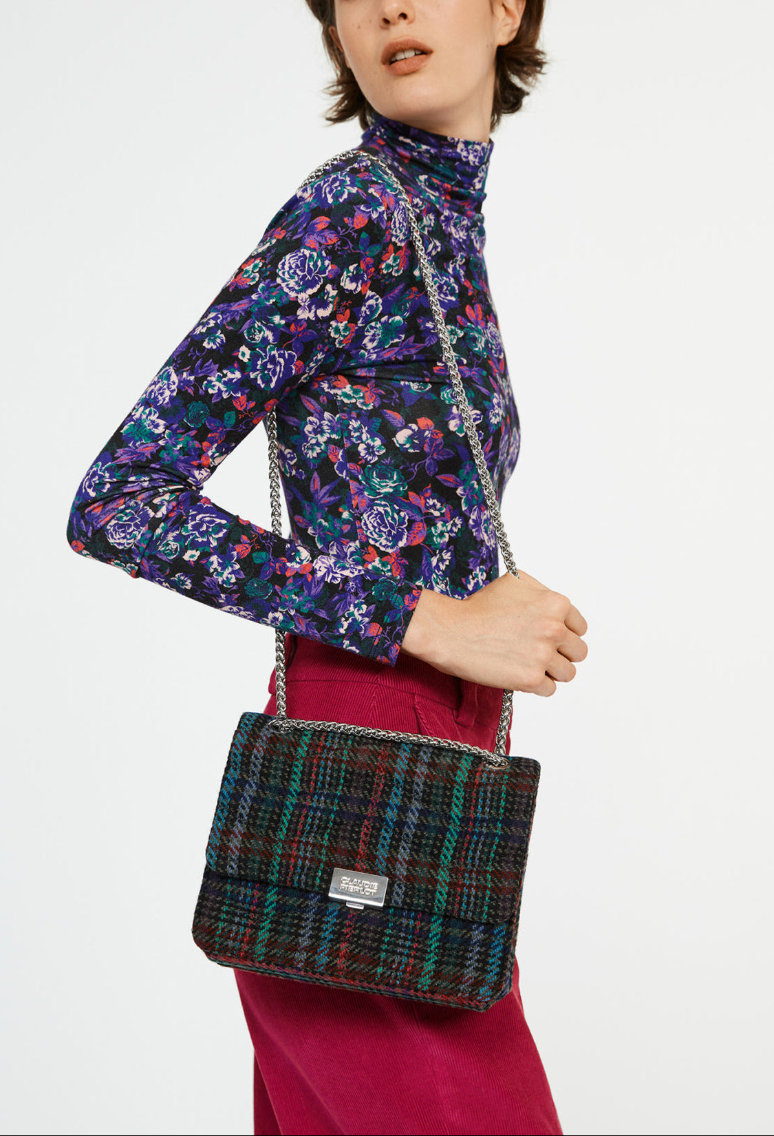 Sac Angela carreaux tartan Faume - seconde main