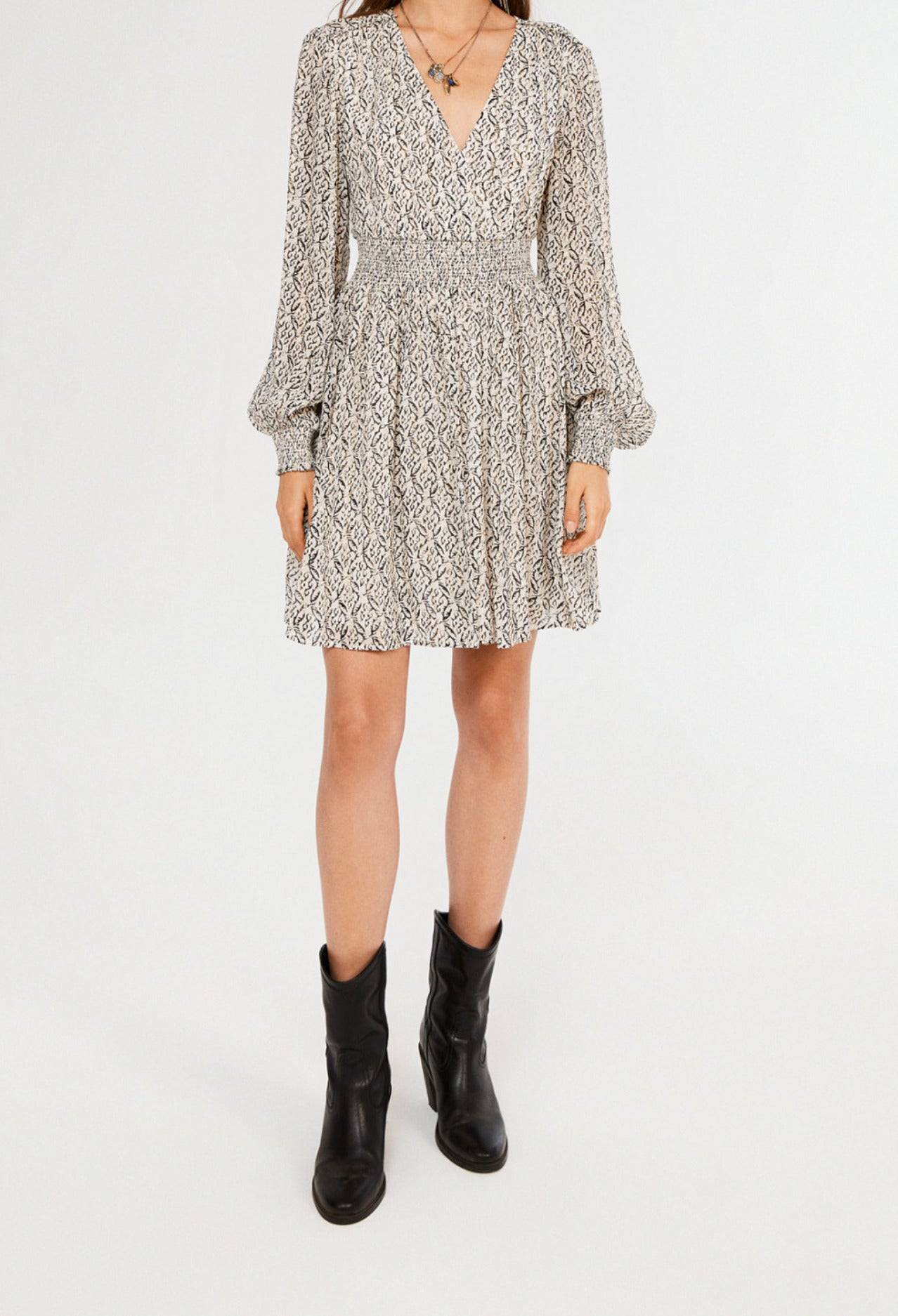 Robe cache-cœur Faume - seconde main