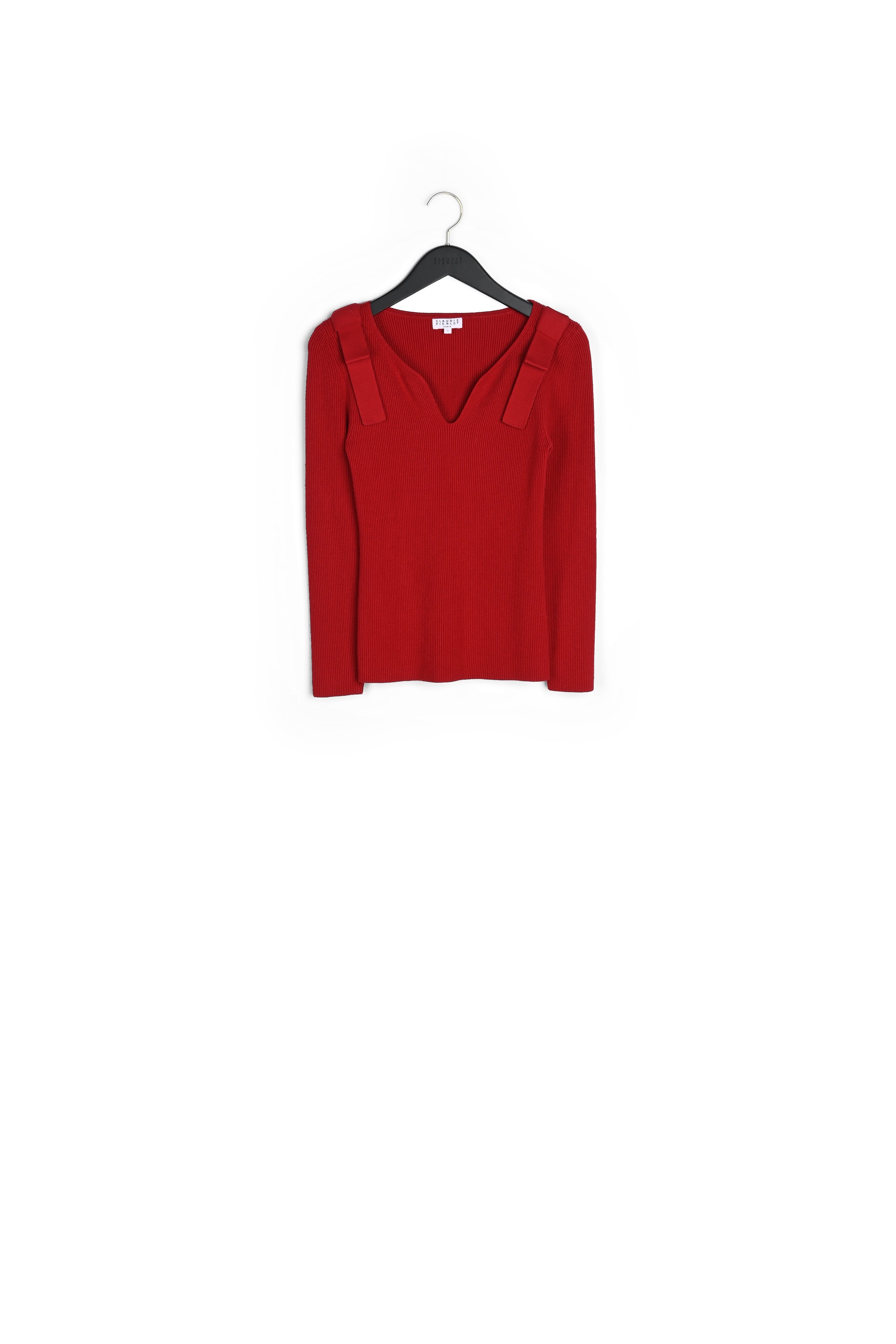 Pull ajusté à détails épaules Faume - seconde main