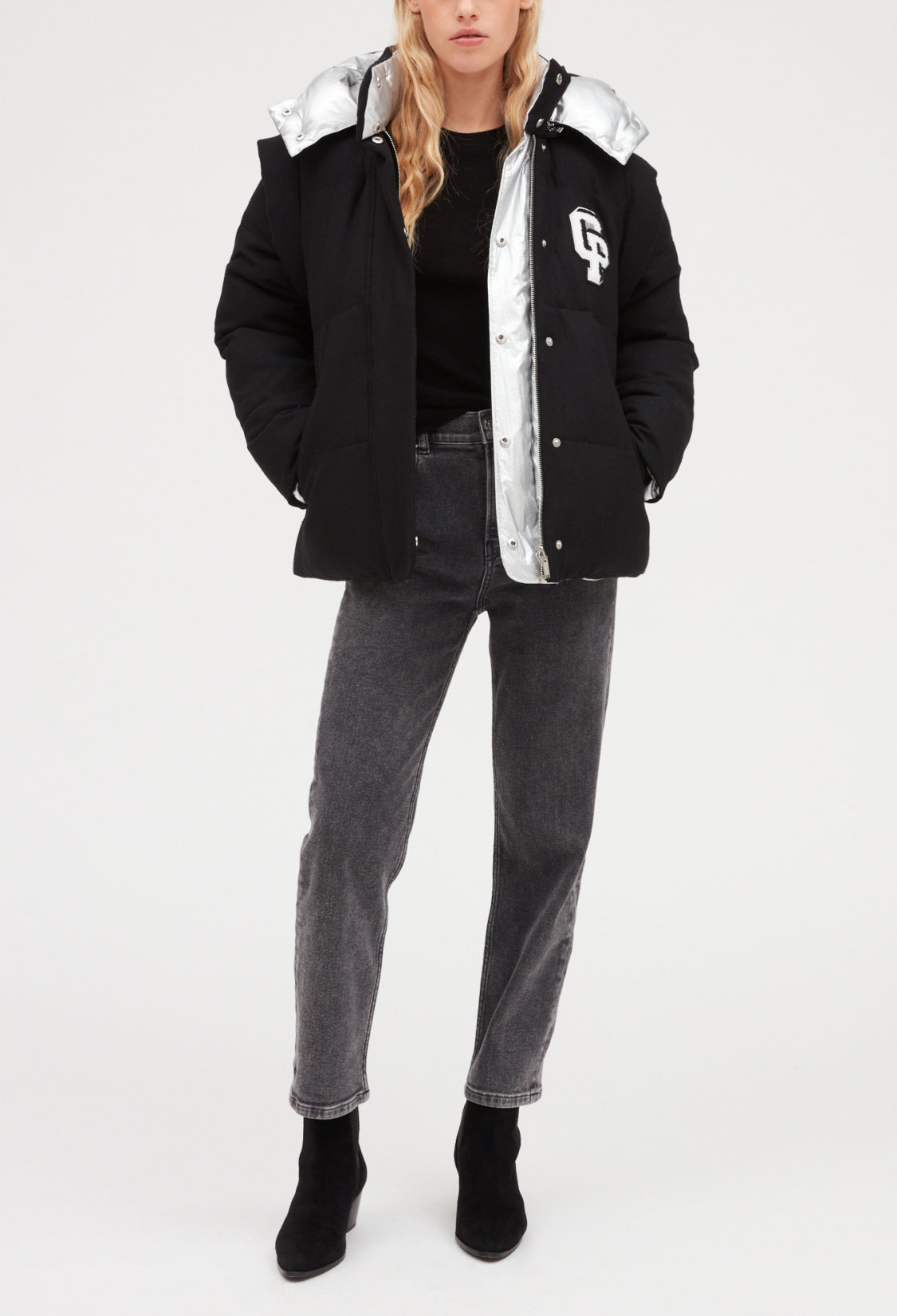 Doudoune bicolore réversible Faume - seconde main