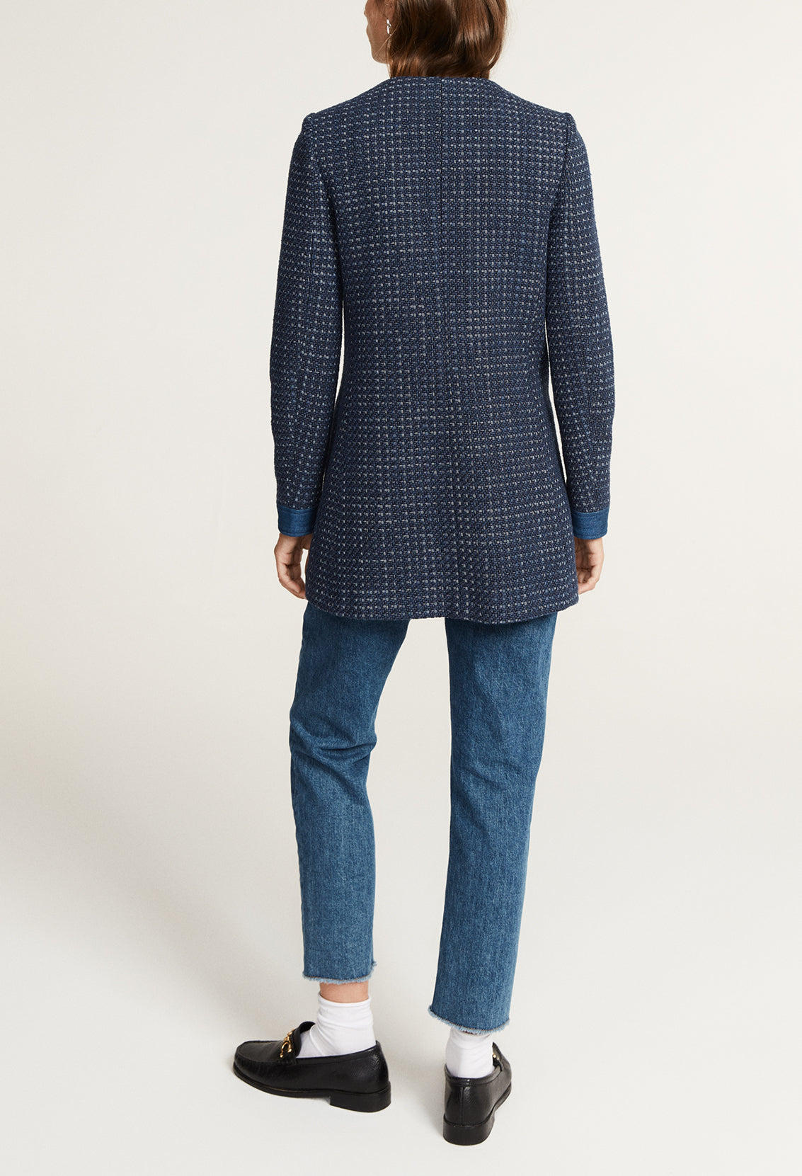 Manteau en tweed Faume - seconde main