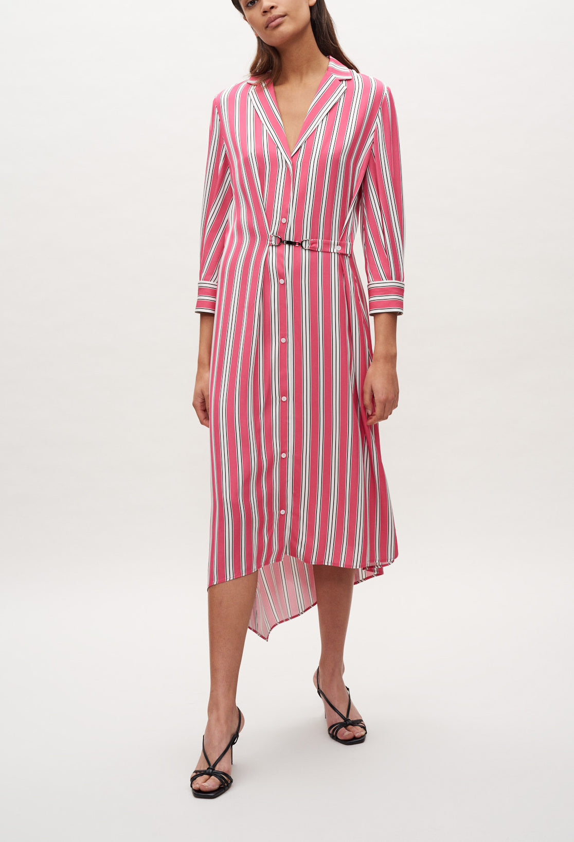 Robe midi à rayures Faume - seconde main